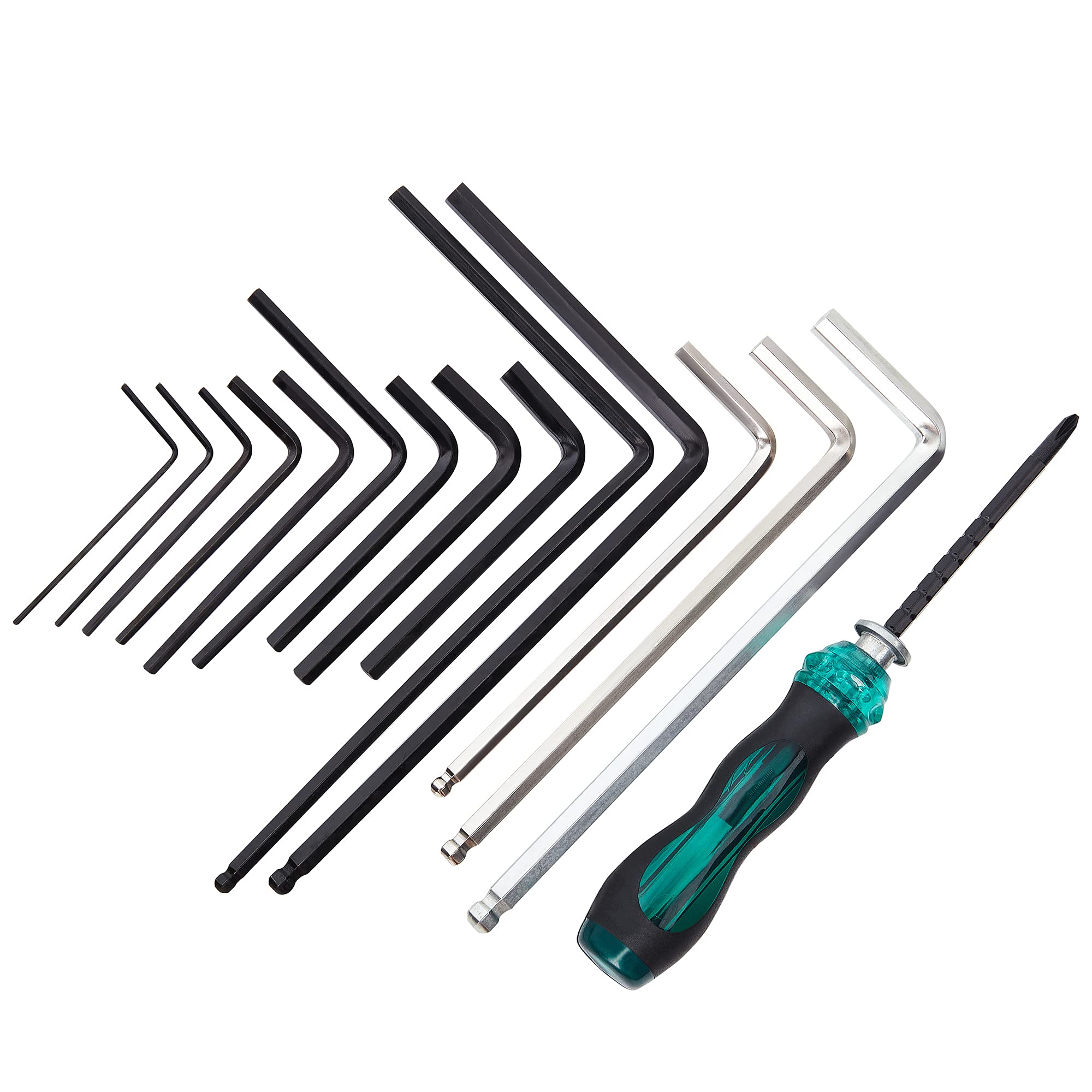 Miecoo 14Pcs Guitar Truss Rod Allen Wrench Set, Includes 4Mm, 5Mm, 6Mm Lengthened Ball End Truss Rod Wrenches Repair Tool And Sc