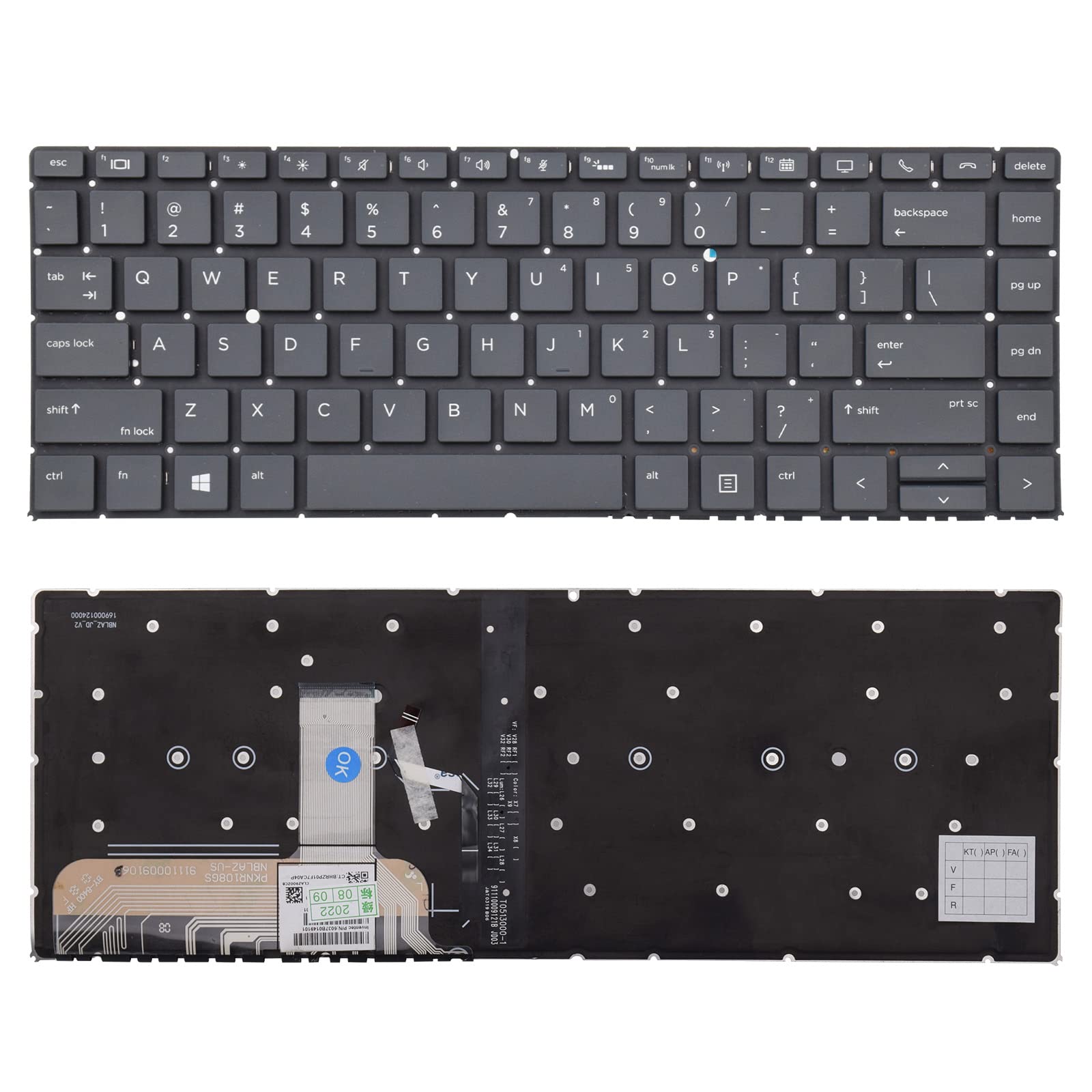 Tlbtek Backlight Keyboard Replacement Compatible With Hp Elitebook 1040 G4 1050 G1 And Elitebook X360 1040 G5 1040 G6 Series Lap