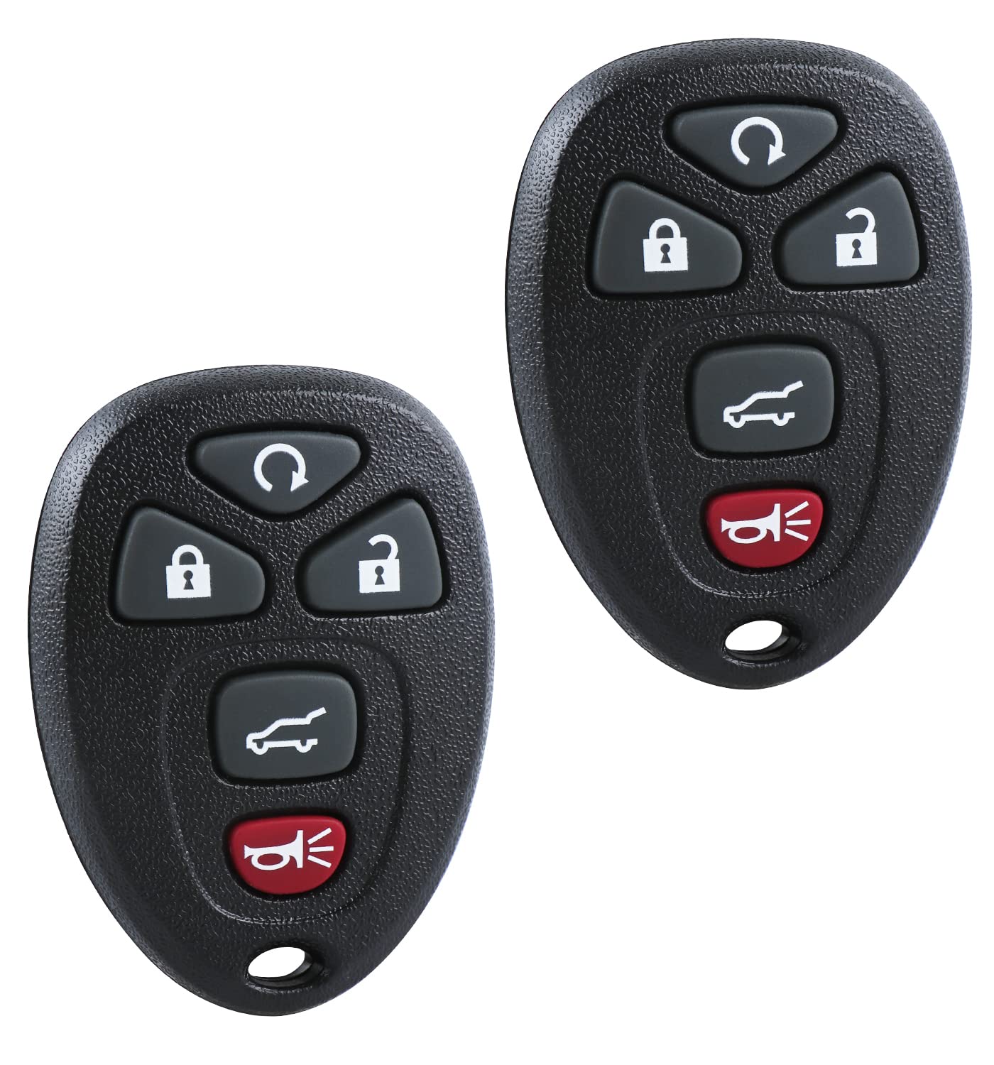 5 Buttons Keyless Remote Start Car Key Fob For 07 2014 Gmc Acadia Yukon/Chevy Suburban Tahoe Traverse/Cadillac Escalade Srx/Buic