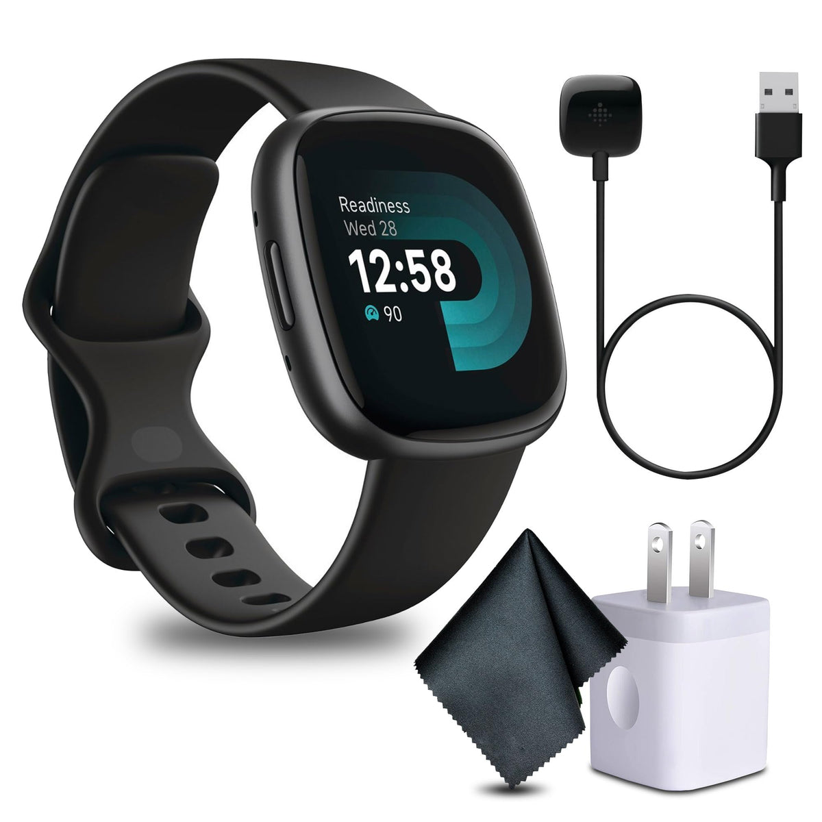 Fitbit Versa 4 Fitness Smartwatch With Daily Readiness, Gps, 24/7 Heart Rate, 40+ Exercise Modes, Fit Bit Smart Watch For Men An