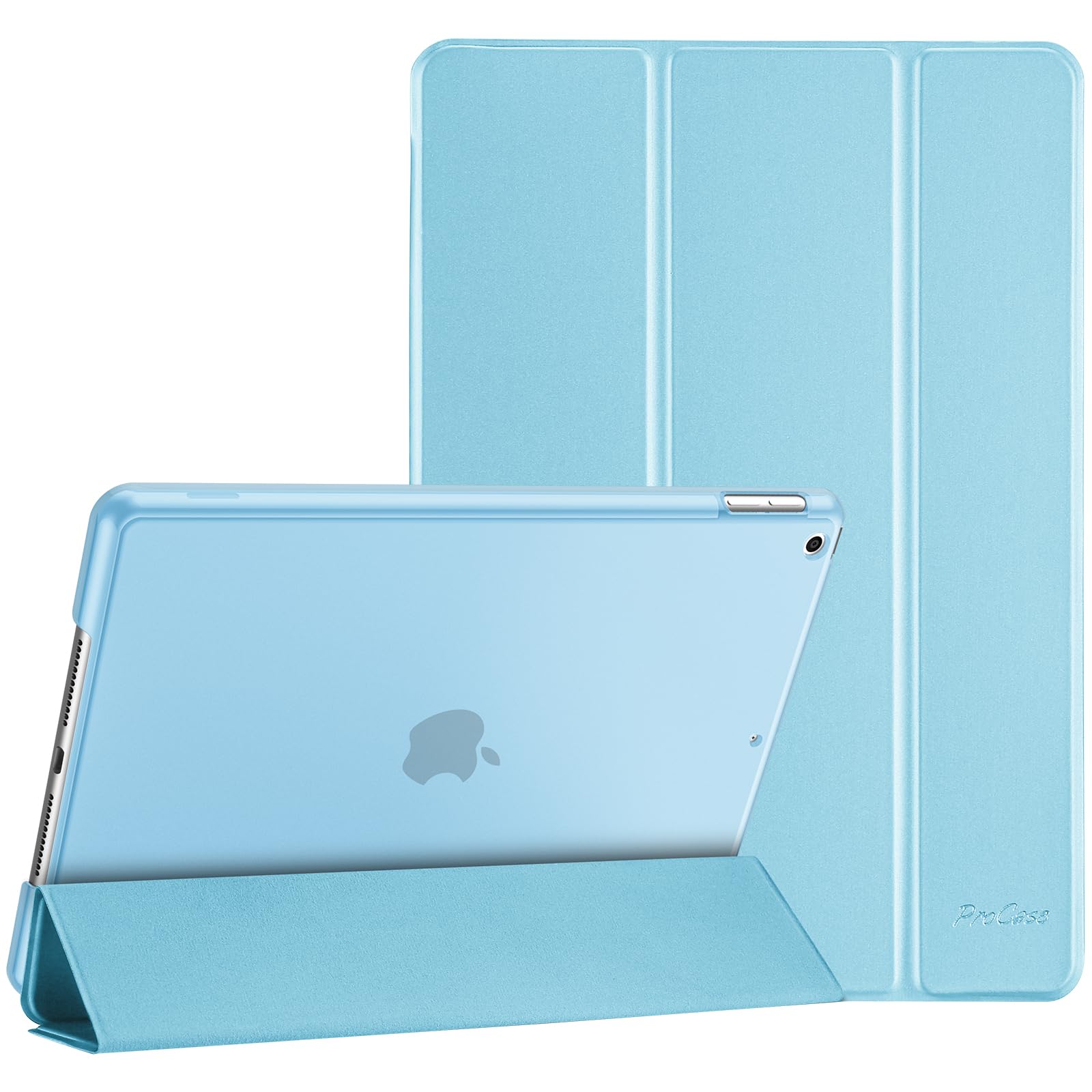 Procase For Ipad 9Th Generation 2021/ Ipad 8Th Generation 2020/ Ipad 7Th Generation 2019 Case, Ipad 10.2 Case Ipad Cover 9Th Generation  Babyblue
