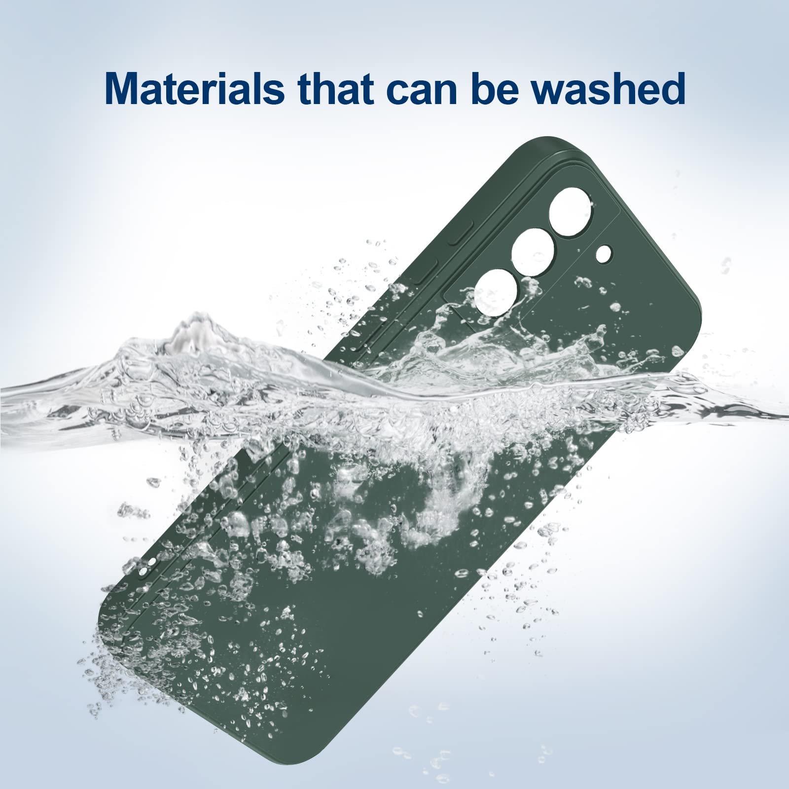 Giiyoon Silicone Case Compatible With Samsung Galaxy S22 Plus 5G, Full Body Silky Soft Touch Phone Case With Camera Protection,