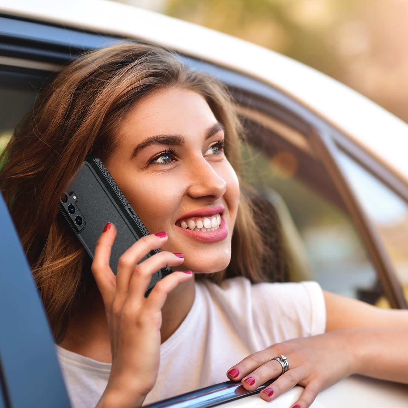 Muitq For Samsung Galaxy A36 Case, A36 5G Heavy Duty Case,[Glass Screen Protector] [Military Grade Protective ] [Shockproof] [Dr