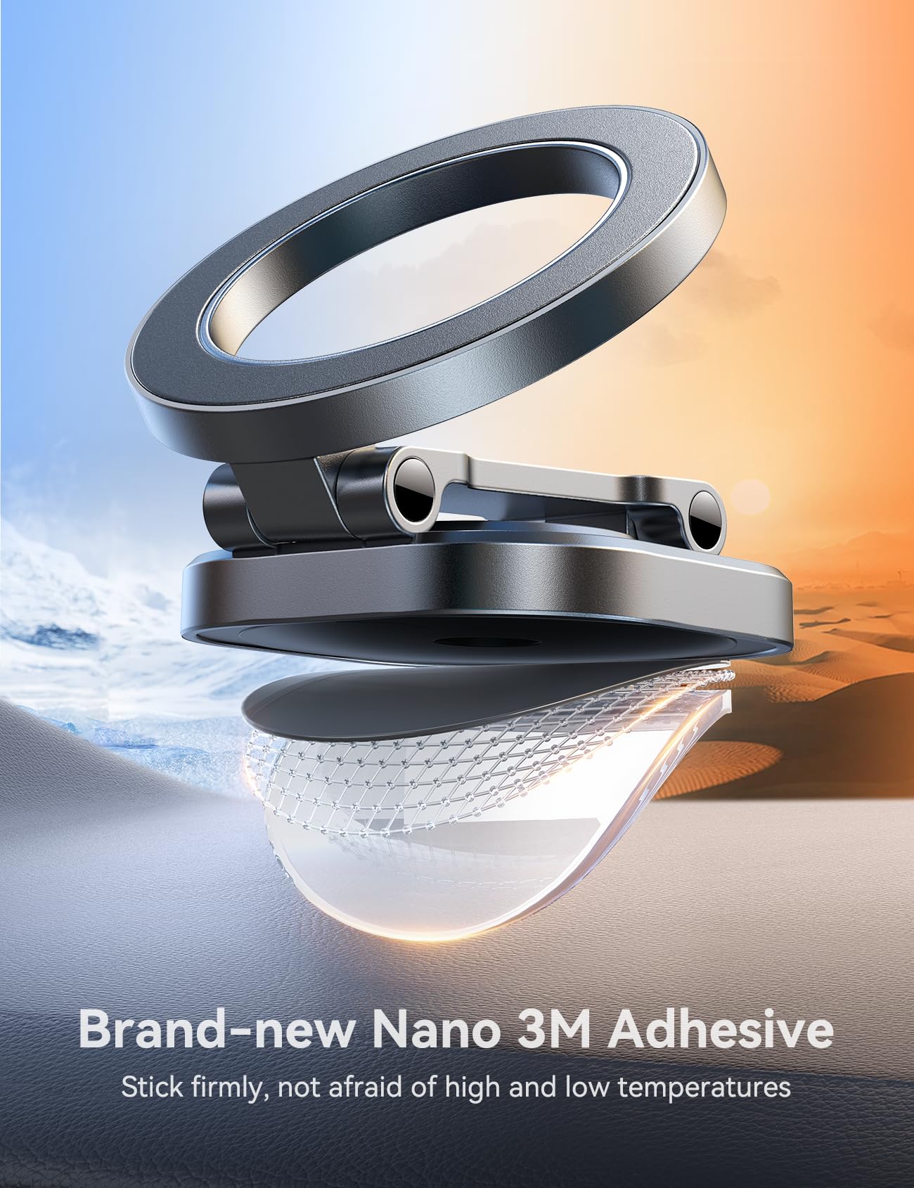 Joyroom Magsafe Car Mount, 360 Rotation & Strong Magnet, All-Metal Ultra Magnetic Phone Holder, Fits Iphone 16/16 Pro/16 Pro Max