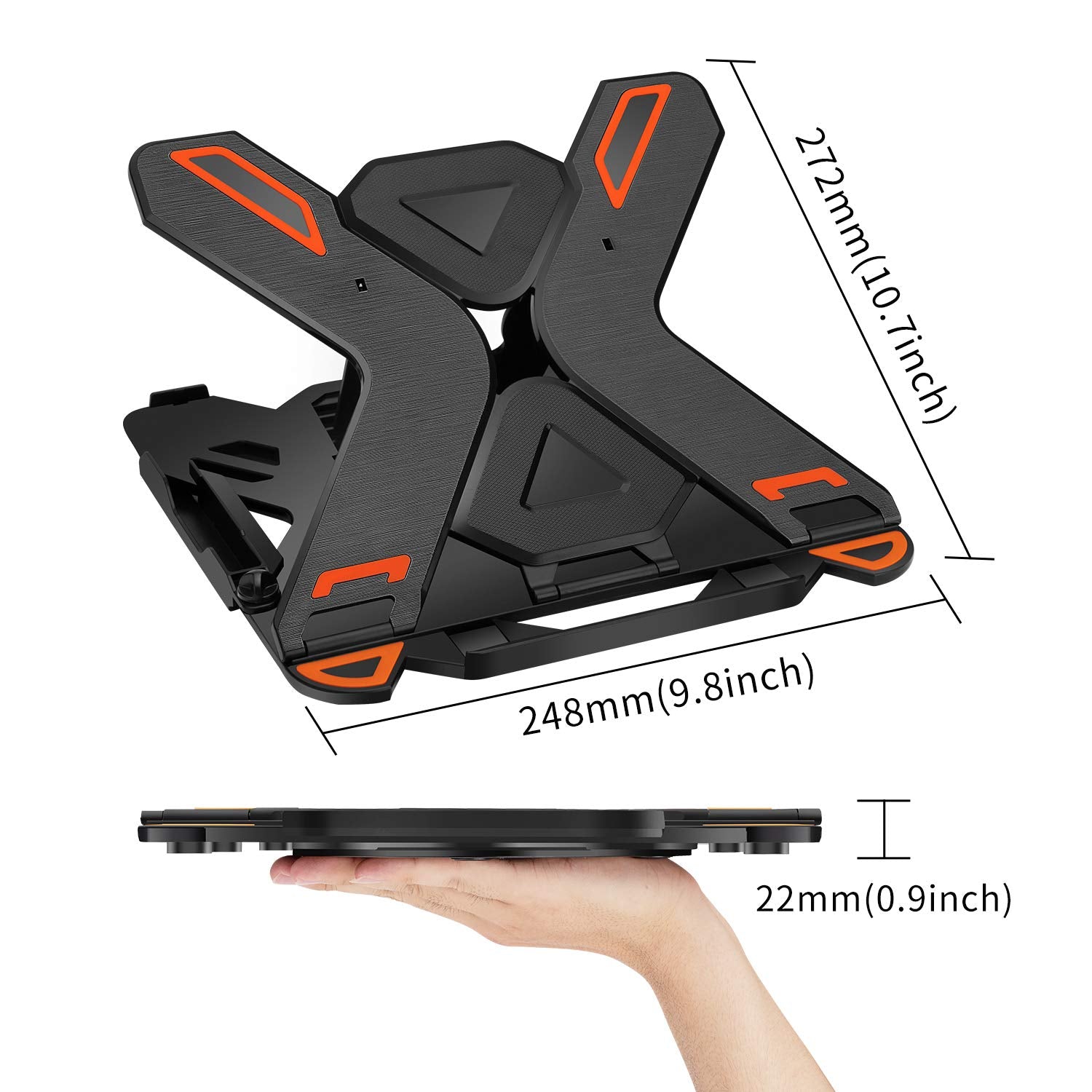 Laptop Stand Adjustable Laptop Computer Stand Multi Angle Stand Phone Stand Portable Foldable Laptop Riser Notebook Holder Stand