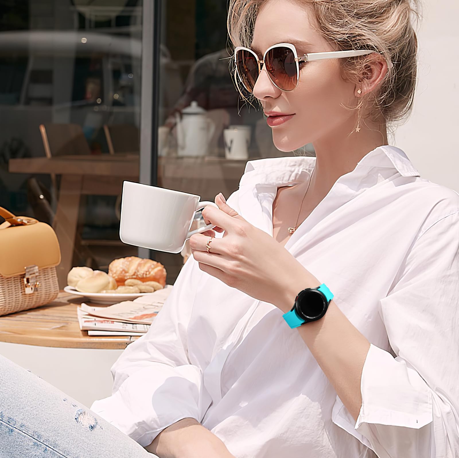 Lerobo Sport Bands Compatible With Samsung Galaxy Watch 7 6 5 Band 40Mm 44Mm/Galaxy Watch 6 4 Classic Bands 43Mm 47Mm 42Mm 46Mm/