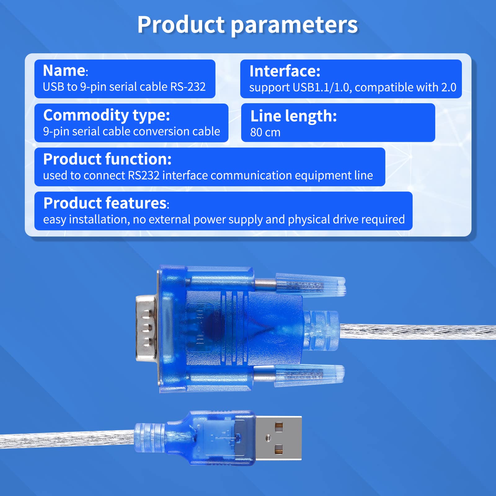 Ec Buying Usb 2.0 To Serial 9 Pin Rs232 Serial Adapter, Db 9 Usb To Serial Rs232 Converter Cable, Usb 9 Pin Serial Cable, Serial