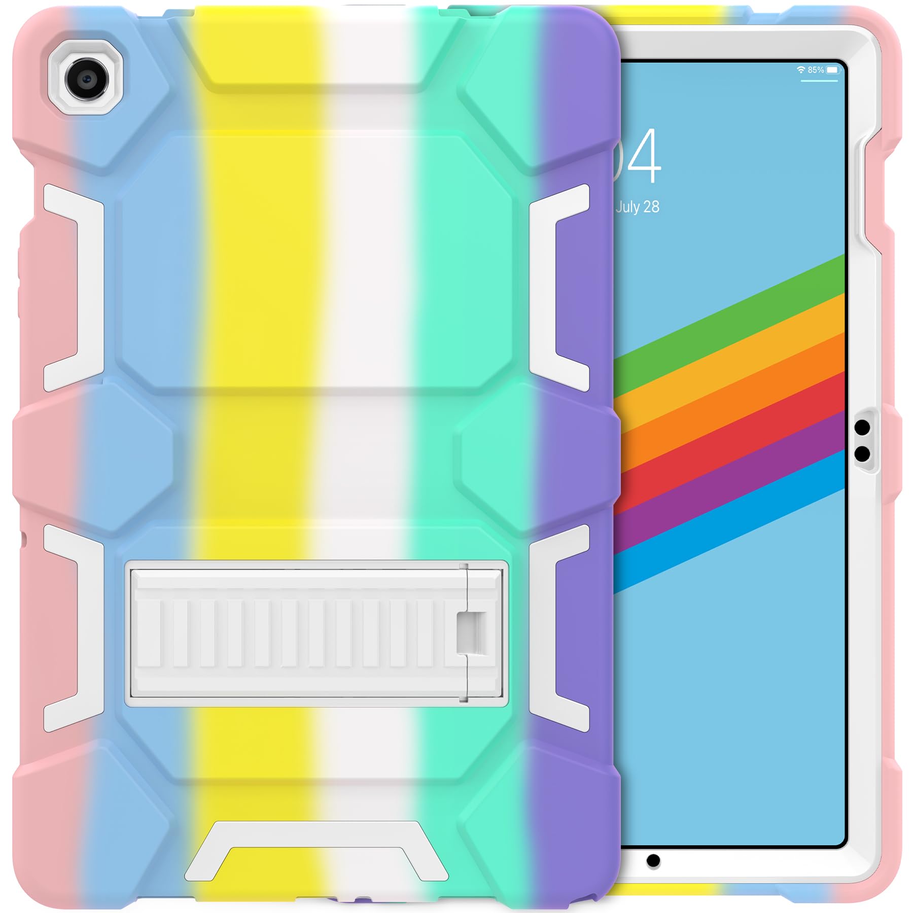 Ccmao Case For Samsung Galaxy Tab A9+/A9 Plus 11   (Sm X210/X216/X218), Heavy Duty Shockproof Hard Hybrid Three Layer Protective