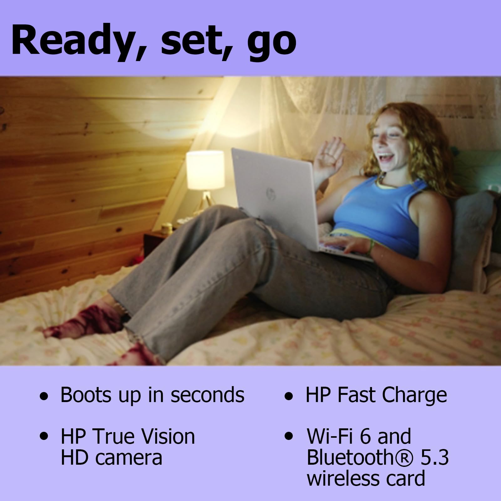 Hp Chromebook 15.6 Inch Laptop, Ultra Light Business Laptop, Intel Processor N200, 8Gb Lpddr5 Ram, 64Gb Emmc, Intel Uhd Graphics