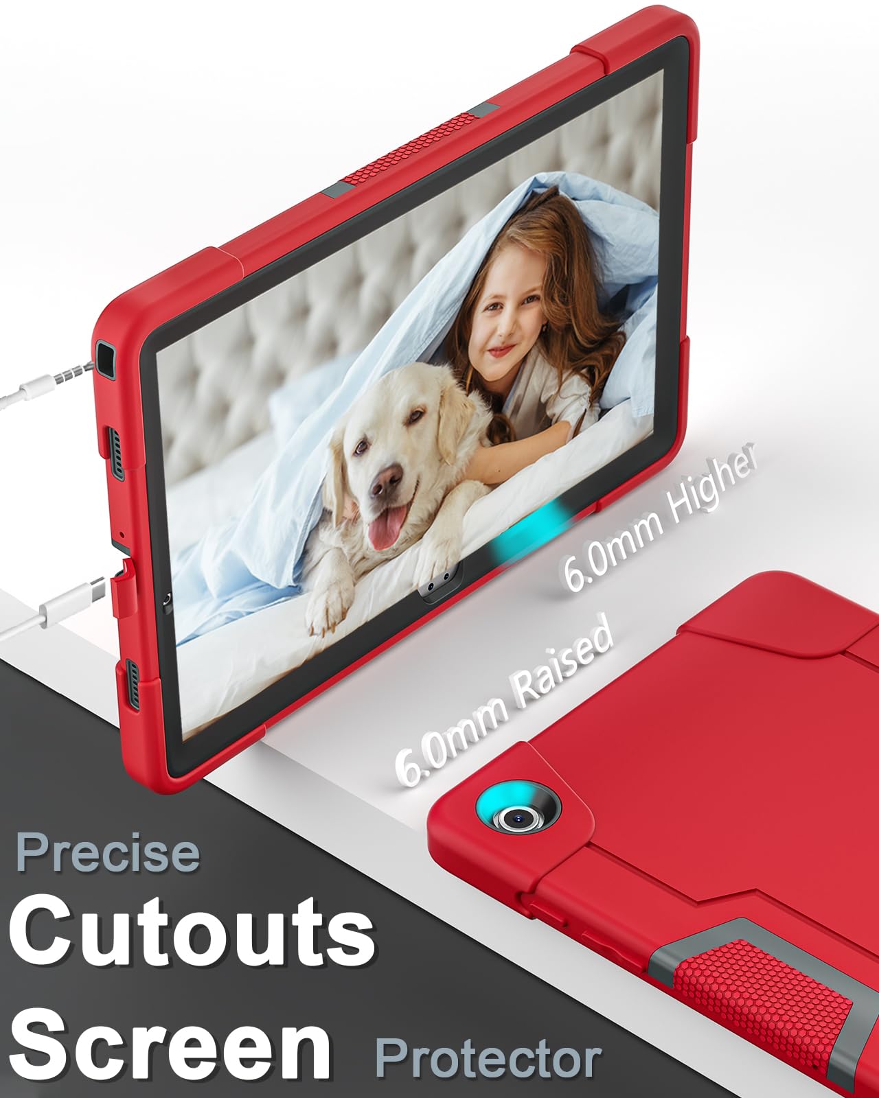 Wesorol Case For Samsung Galaxy Tab A9 Plus 11 Inch,Galaxy Tab A9+ Case With Built In Screen Protector Samsung Tablet A9 Plus Ca