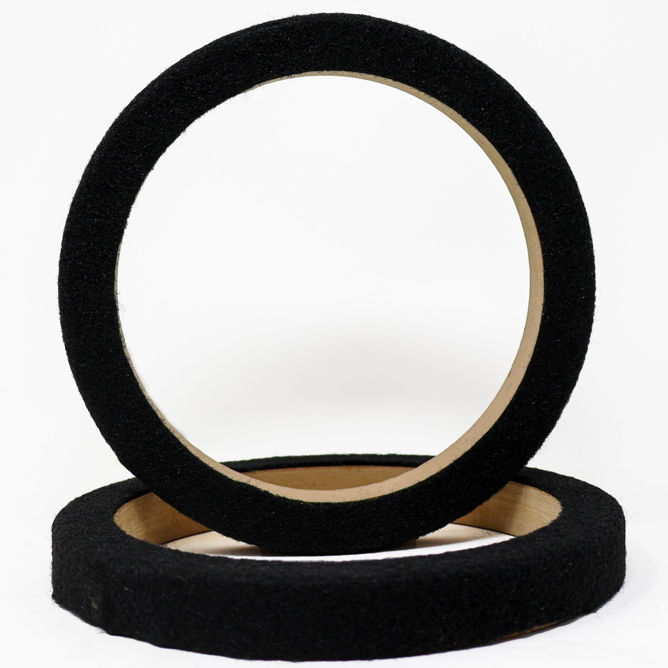 Nippon 6.5'' Wood Speaker Ring With Black Carpet Sold In Pairs