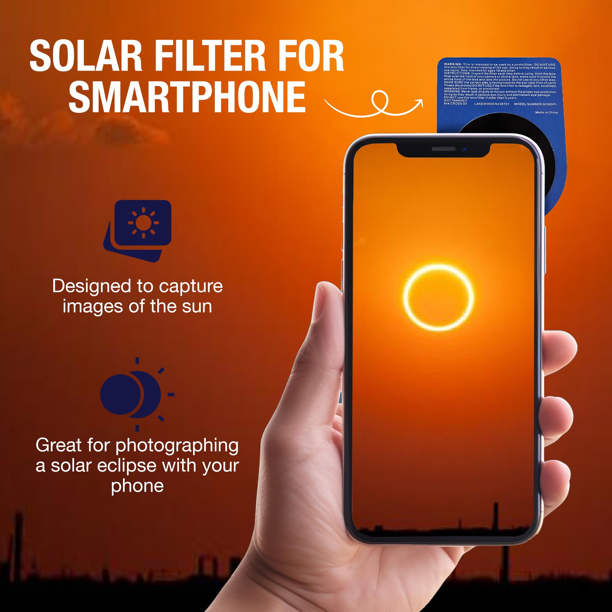Solar Lense For Camera 5 Pack