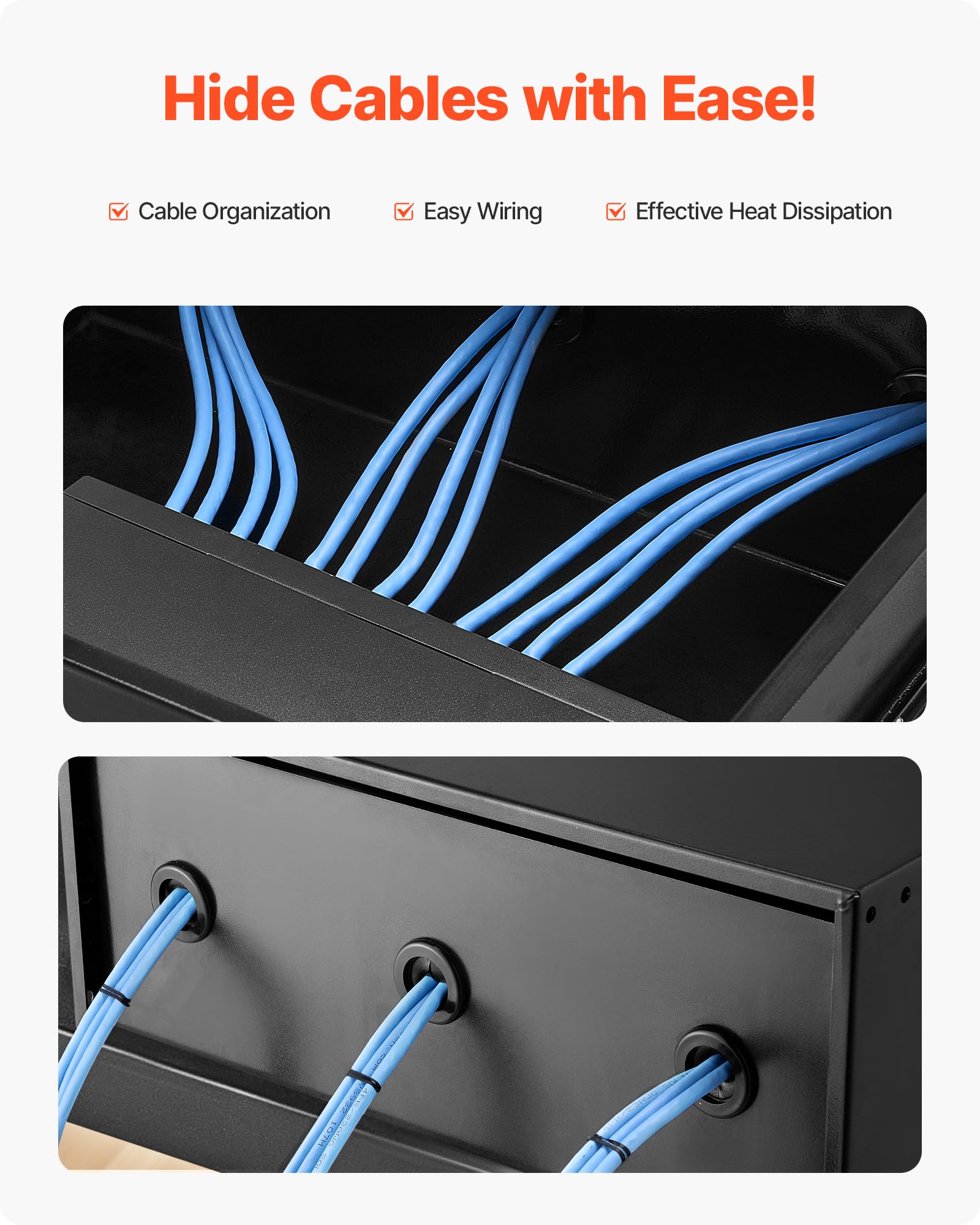 Vevor 4U Rack Drawer, Lockable Server Cabinet Case, 13.8 Depth Server Rack Mount Drawer, For 19 Network Equipment/Dj/Av Rack