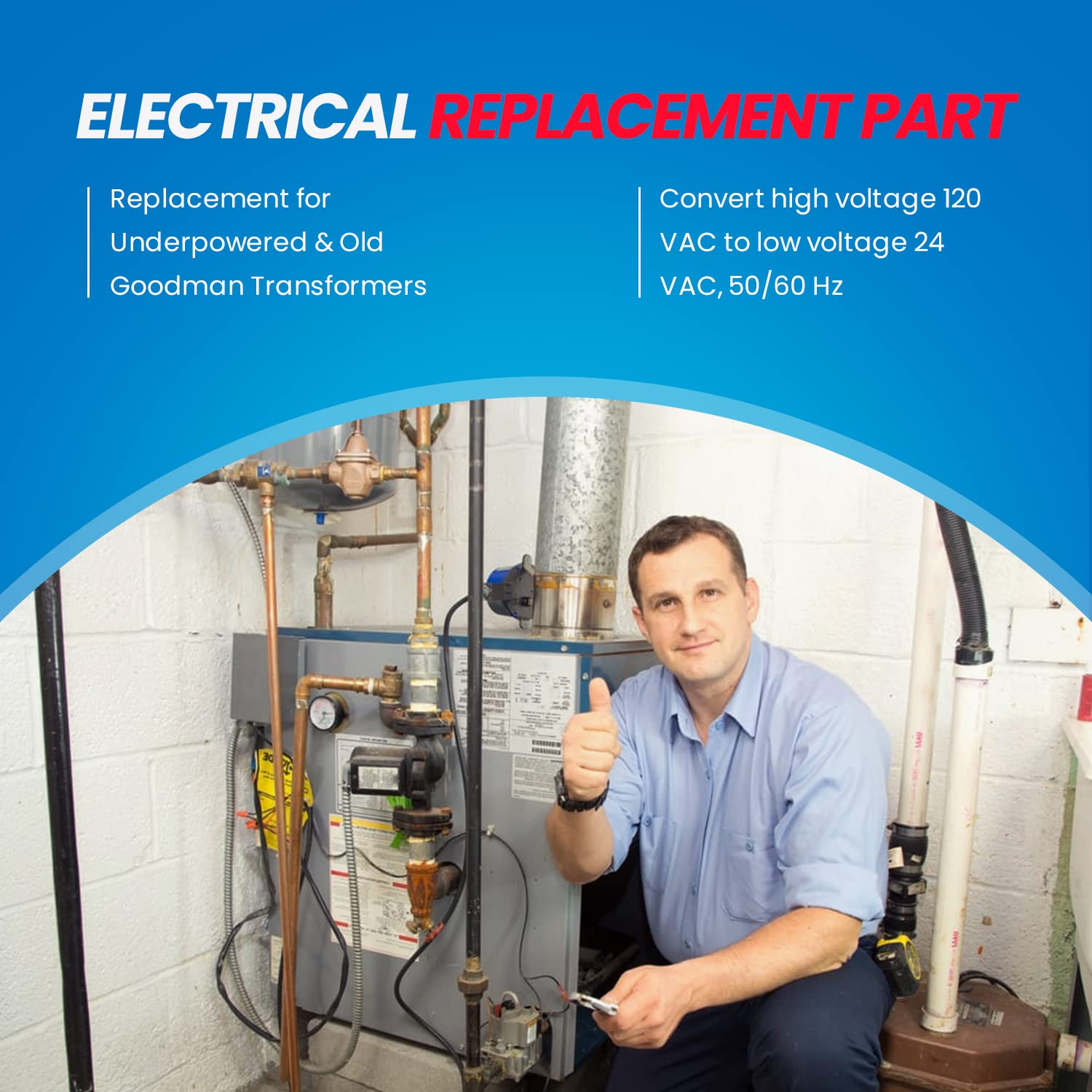 4011F 3 Trane Oem Furnace Replacement 24 Volt Transformer 50/60Hz 40Va Compatible With Furnaces/Hvac Equipment Replaces Trr 1729