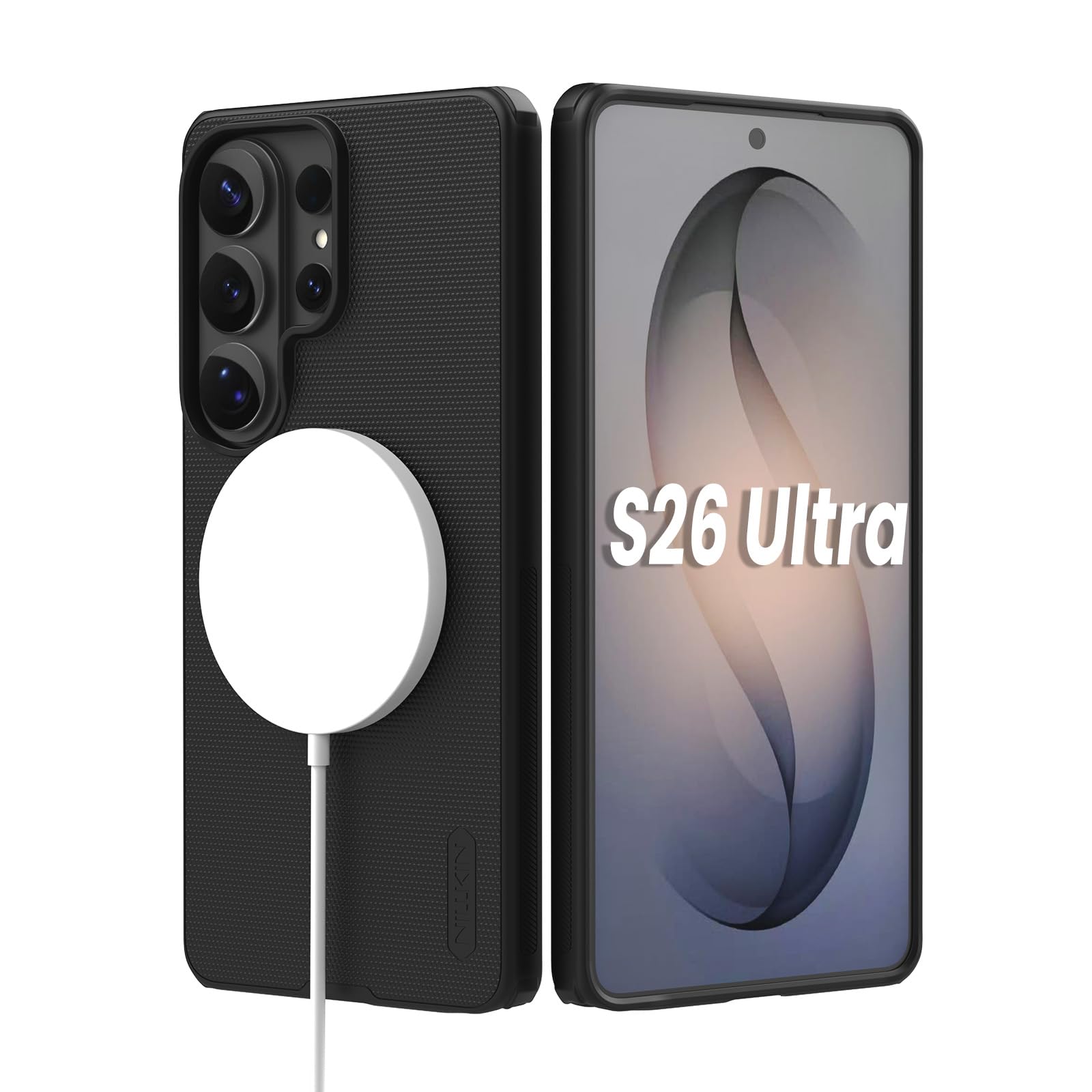Nillkin for Samsung Galaxy S26 Ultra Case | Compatible with Magsafe | Camera Protection | Frosted Shield | 6.9 inch |Black