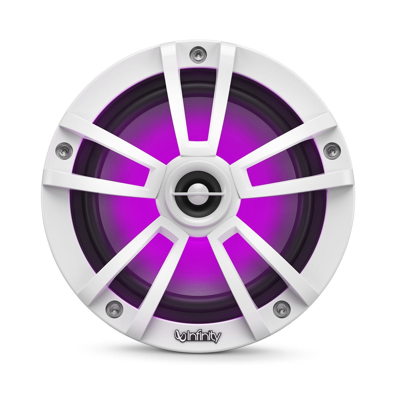 Infinity Marine Bundle - Two Pairs Of Infinity 622Mlw Marine 6.5 Inch Rgb Led Coaxial Speakers - White