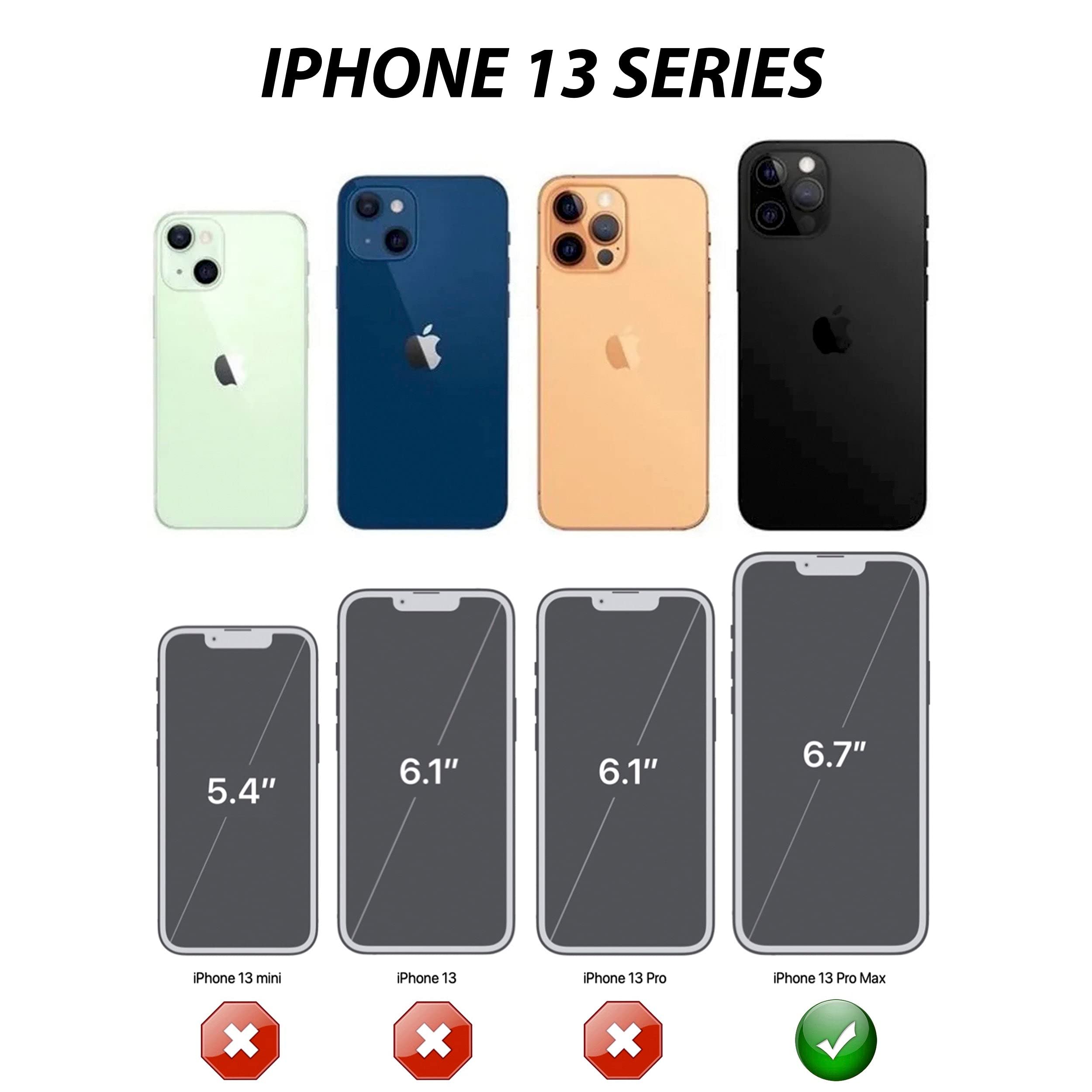 Wallskin 2 Pack Replacement Belt Clip Holster For Apple Iphone 13 Pro Max Otterbox Defender Series Case | Clip For Belt Holder (