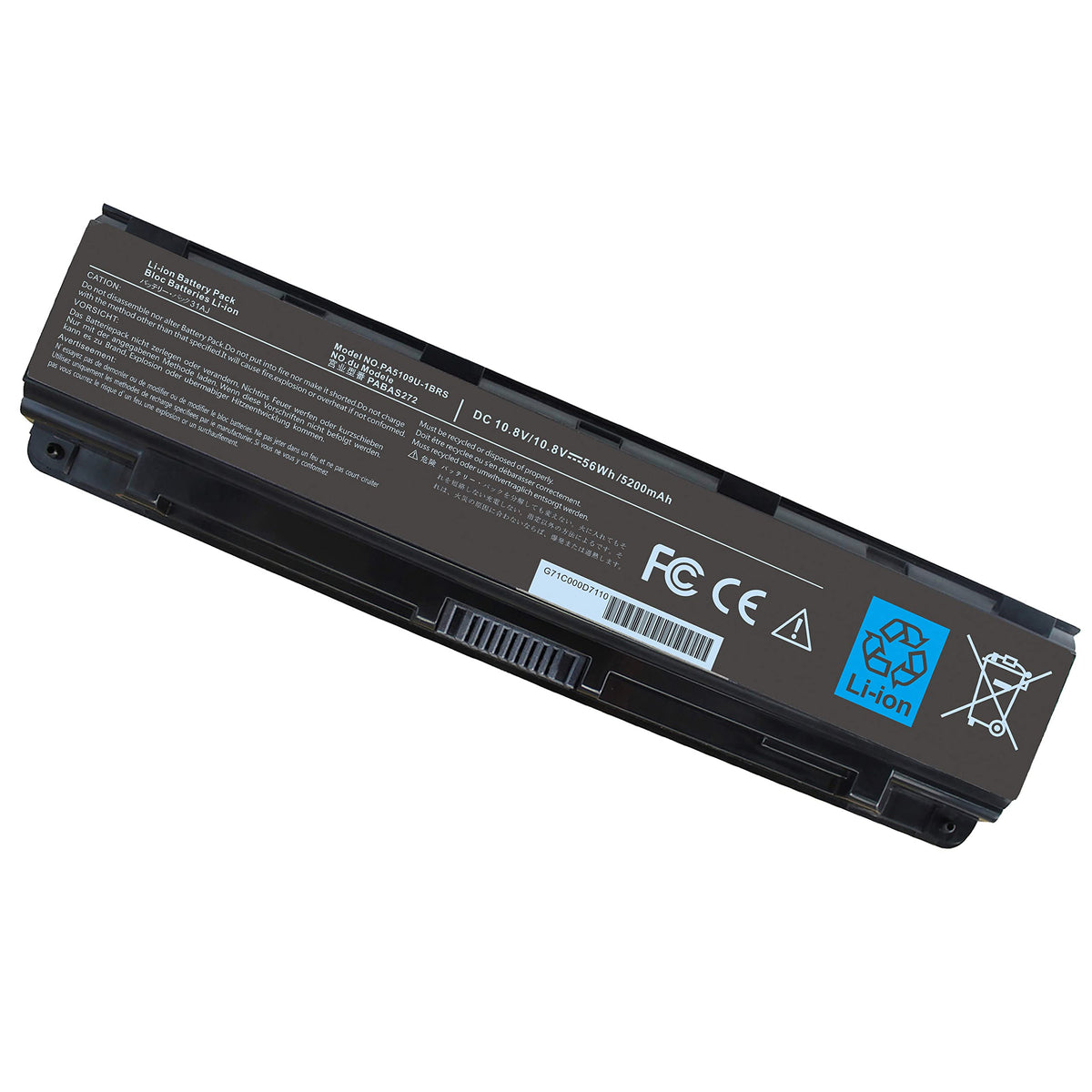Pa5109U 1Brs Pabas272 Battery For Toshiba Satellite S75 B C75 C75D B C75D C C55 C75D B7100 C75D B7304 C75D A7223 L75 B7150 L75D 
