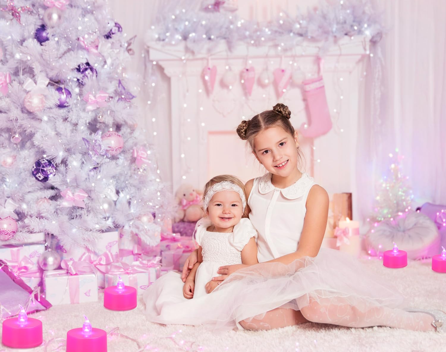 Koaby Led Tea Lights, 24 Pack Non Flickering Flameless Tea Lights, Warm White, Last 200H+, Battery Operated Tea Lights For Decor