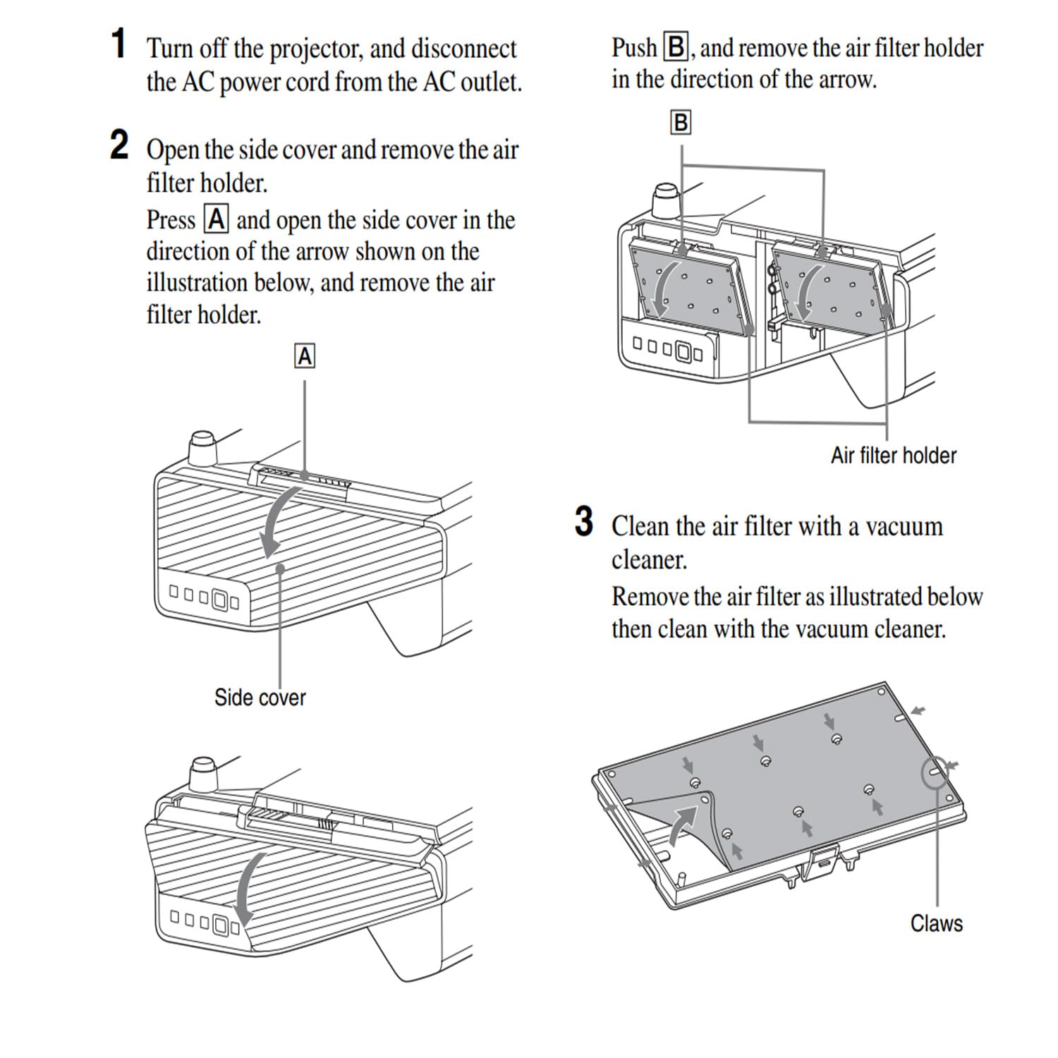 Greenafil Replacement Elpaf08 Air Filter Compatible With Epson Emp 1705/62/82/732/737/740 /745/750/755/760/765/1700/1707/1710/17