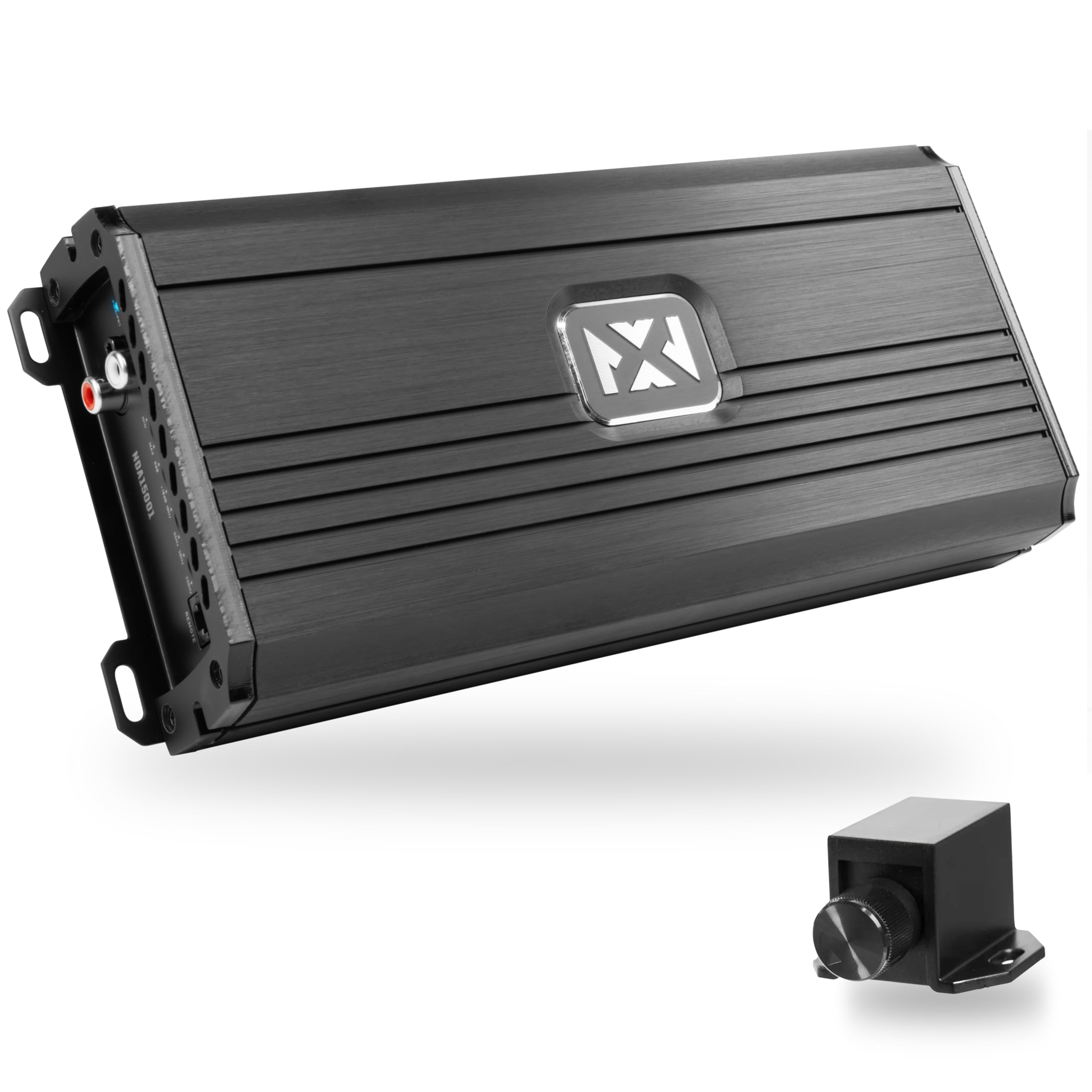 Nvx Nda15001 3000W Peak (1500W Rms) N Series Class D 1 Ohm Stable Monoblock Amplifier With Remote Bass Knob