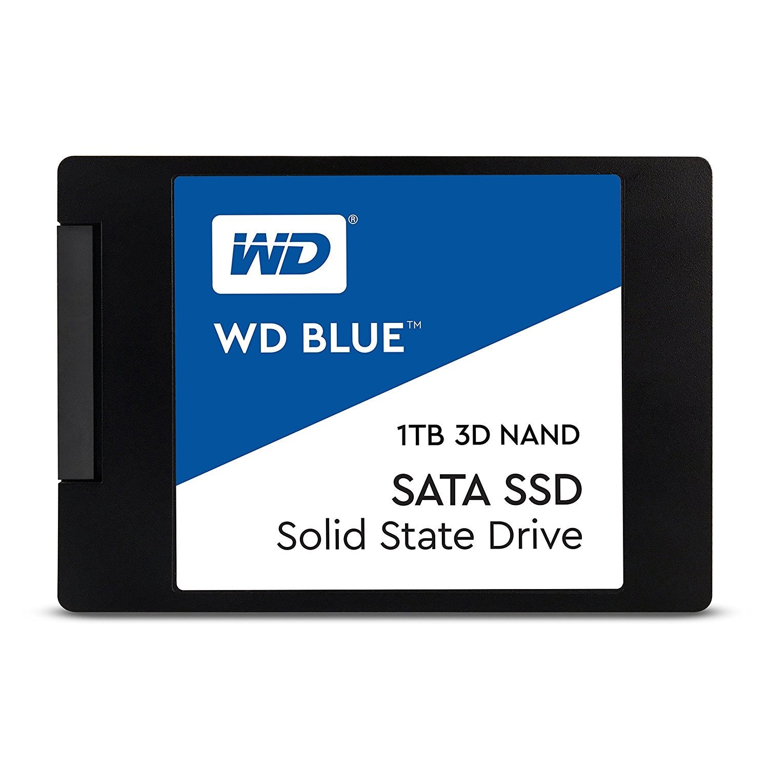 Western Digital 1Tb Wd Blue 3D Nand Internal Pc Ssd   Sata Iii 6 Gb/S, 2.5''/7Mm, Up To 560 Mb/S   Wds100T2B0A