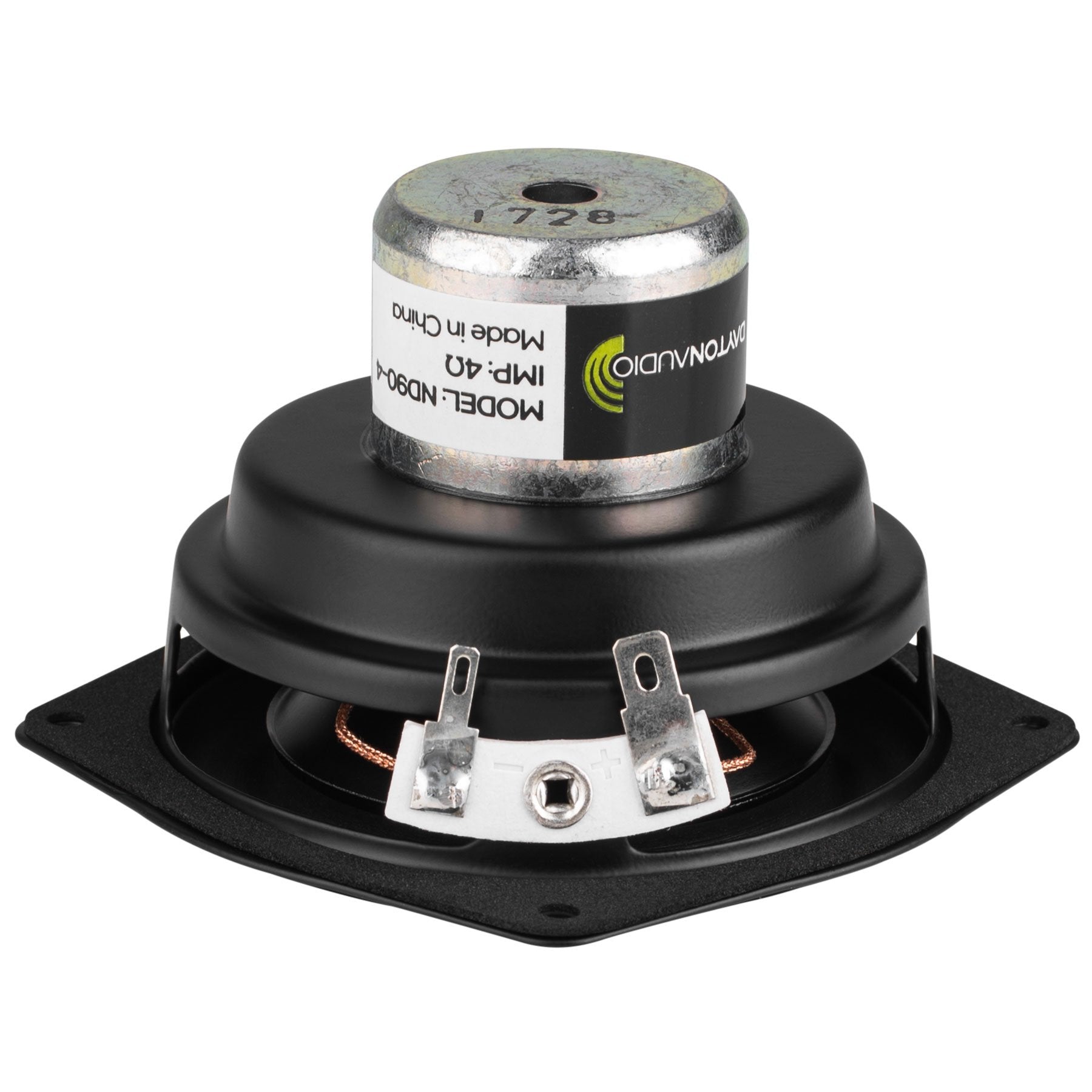 Dayton Audio Nd90 4 3 1/2'' Aluminum Cone Full Range Neo Driver 4 Ohm