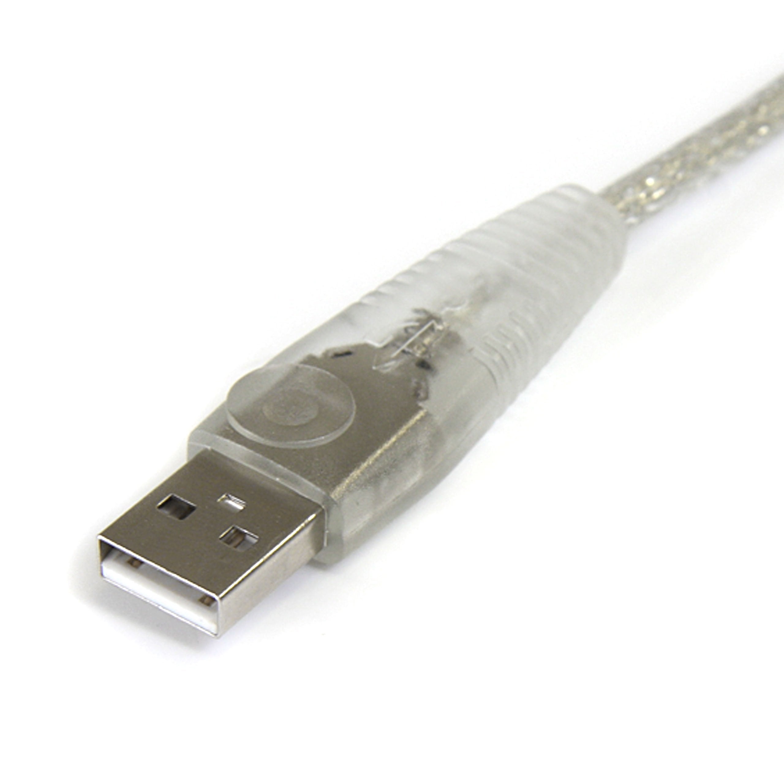 Startech.Com 10 Ft Transparent Usb 2.0 Cable   A To B   Usb Cable   Usb (M) To Usb Type B (M)   Usb 2.0   10 Ft   Molded   Trans
