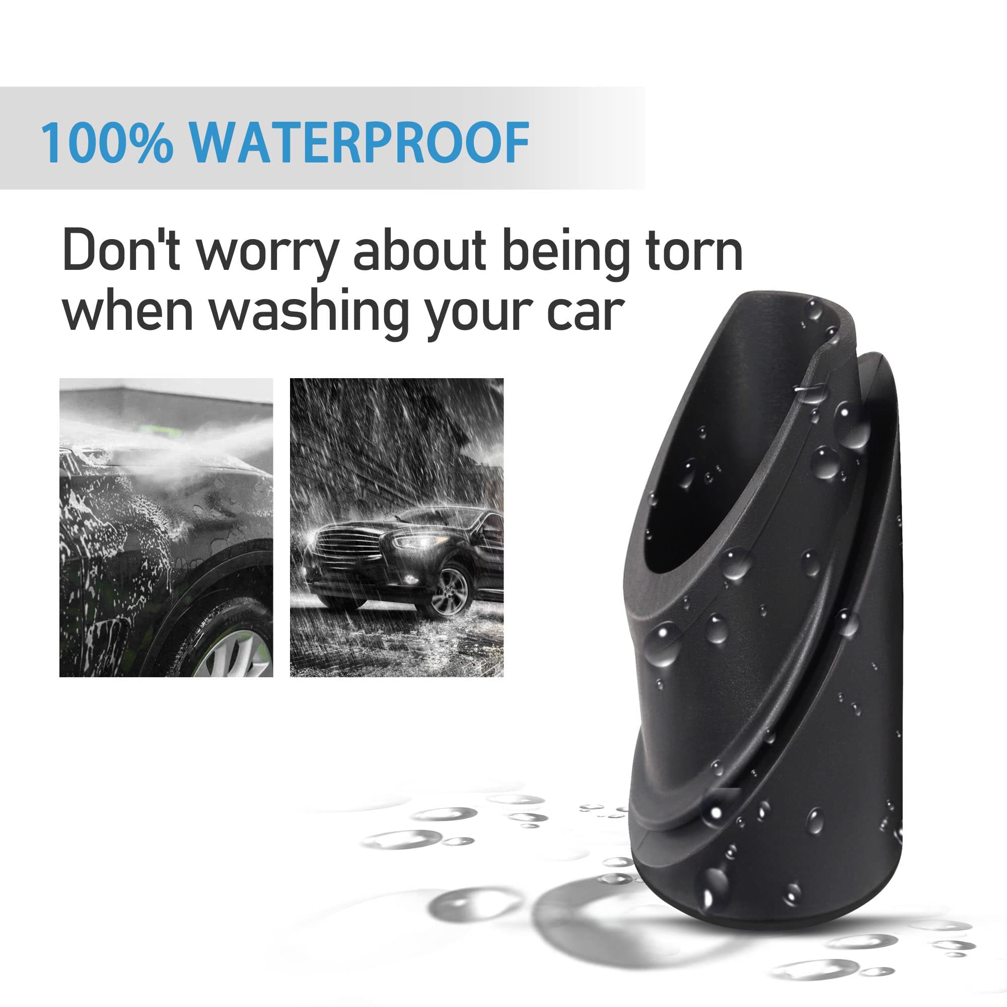 Anina Antenna Base For Toyota Tundra 2014 2015 2016 2017 2018 2019 2020 86392 0C030 Antenna Ornament Grommet Rubber Mount Car Radio Antenna Bezel