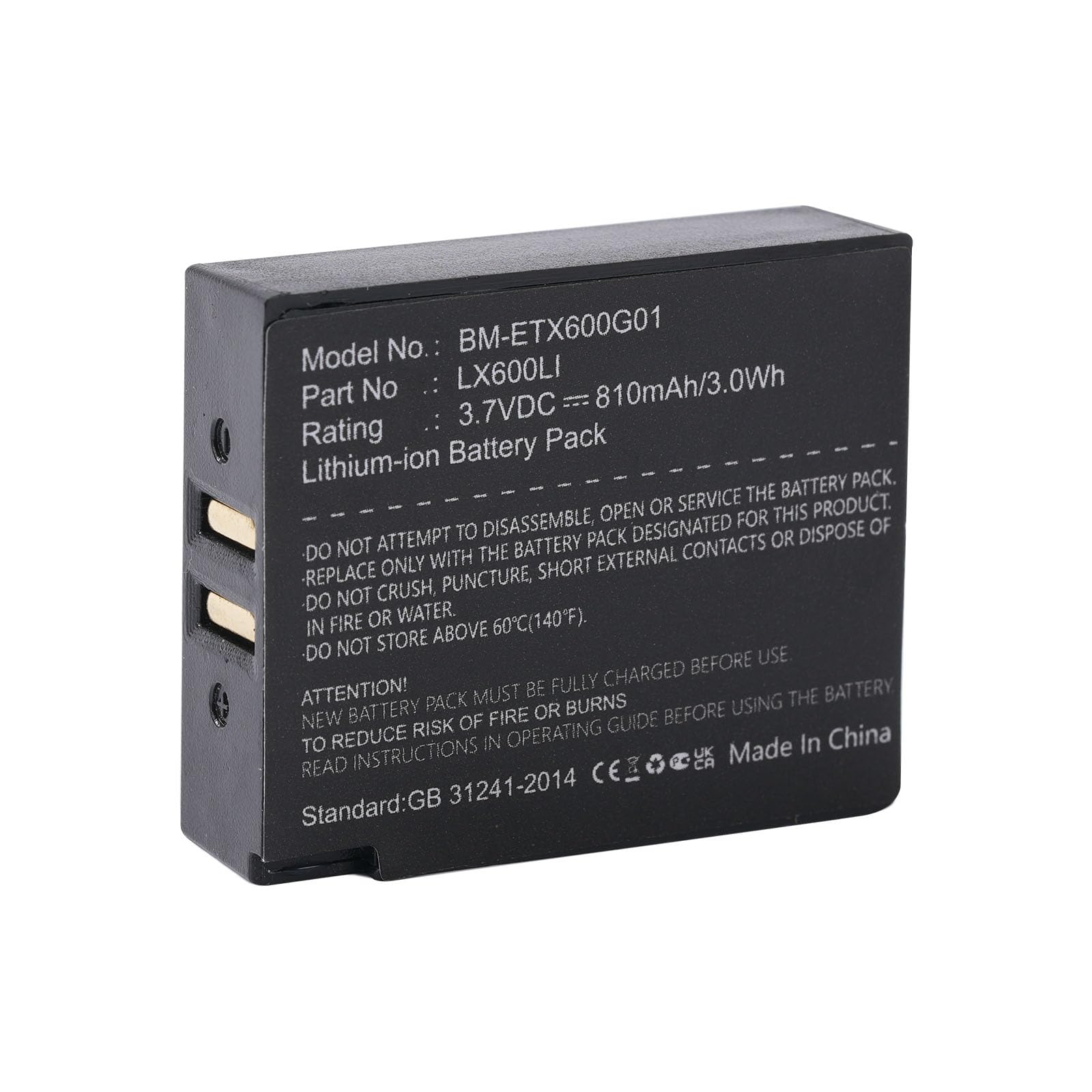 Bcxy 5 Pcs Battery Replacement For Eartec Hub Systems Hub Ultralite, Battery Part No Lx600Li