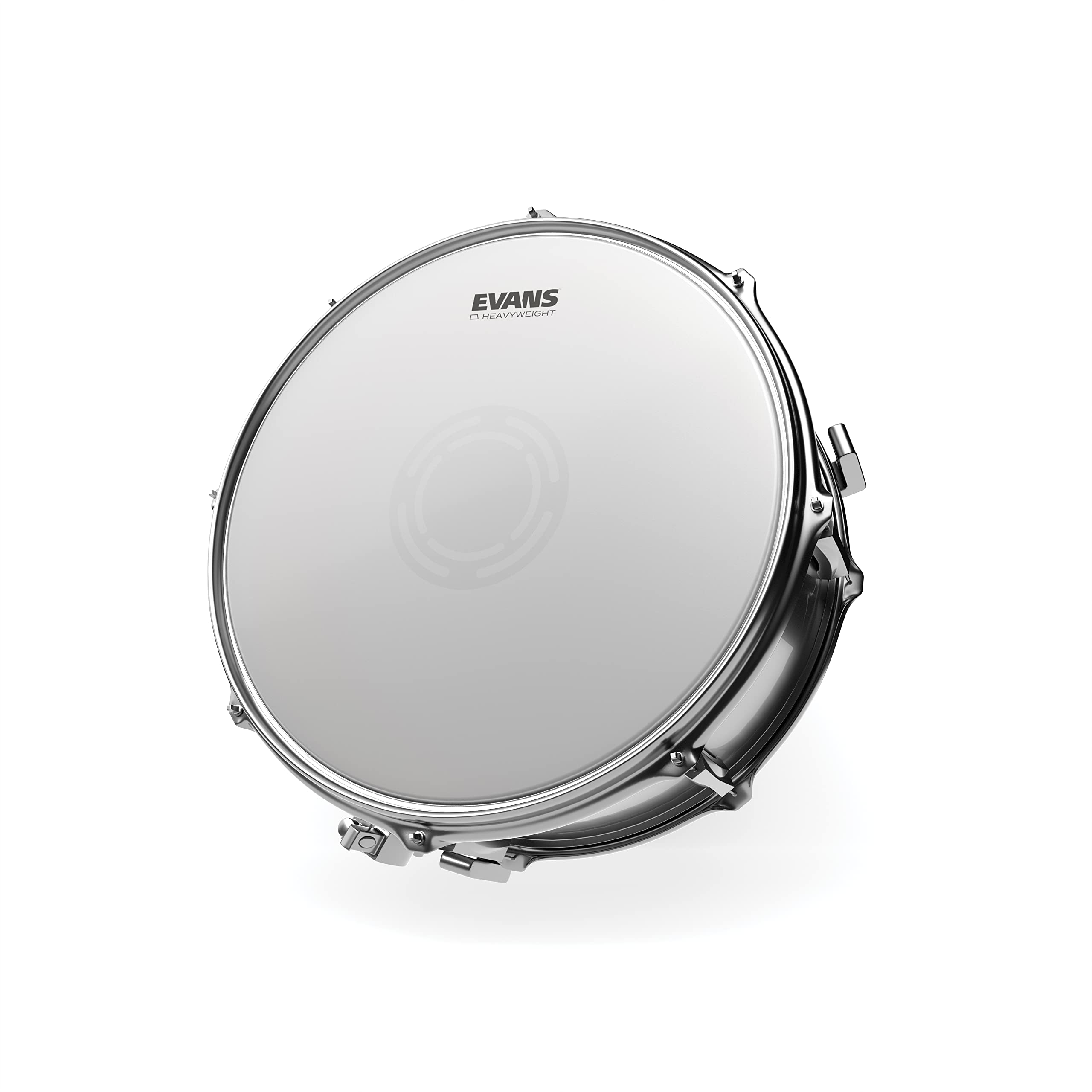 Evans Heavyweight Coated Drumhead   Coated Snare Drum Head   Reverse Dot For Durability, Focus, Attack   2 Plies Of Film   12 In