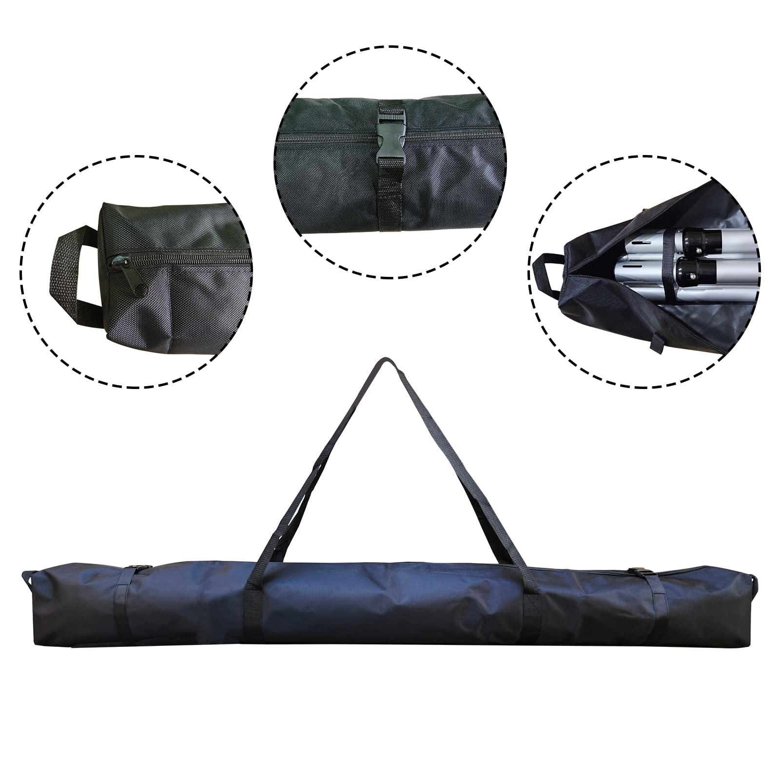 Hecis Backdrop Stand Bag, 6Ft Pipe And Drape Carry Bag, Upright Bag, Crossbar Bag, Pole Bag, For Pipe And Drape Backdrop Stand,