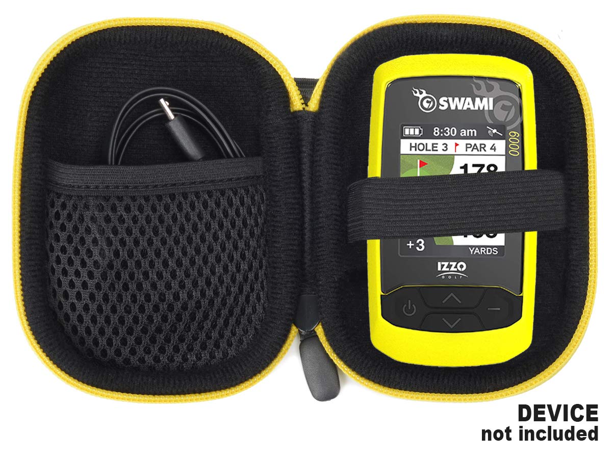 Casesack Golf Gps Case For Swami Kiss Golf Gps Rangefinder, Izzo Swami 6000, Swami 4000, 4000+, 5000 Golf Gps Rangefinder; Garmi
