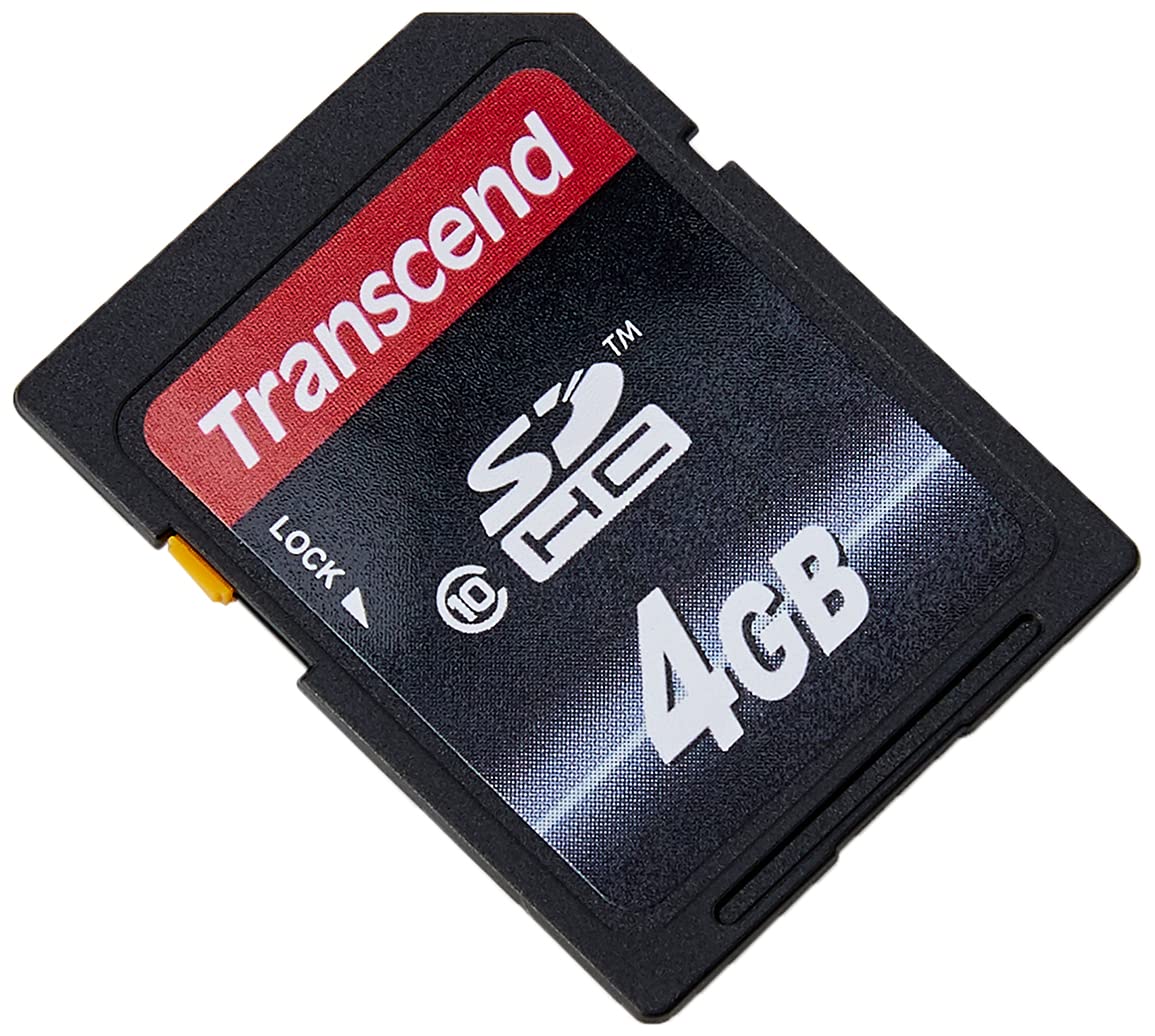 Transcend 4GB Class 10 SDHC Card (TS4GSDHC10)