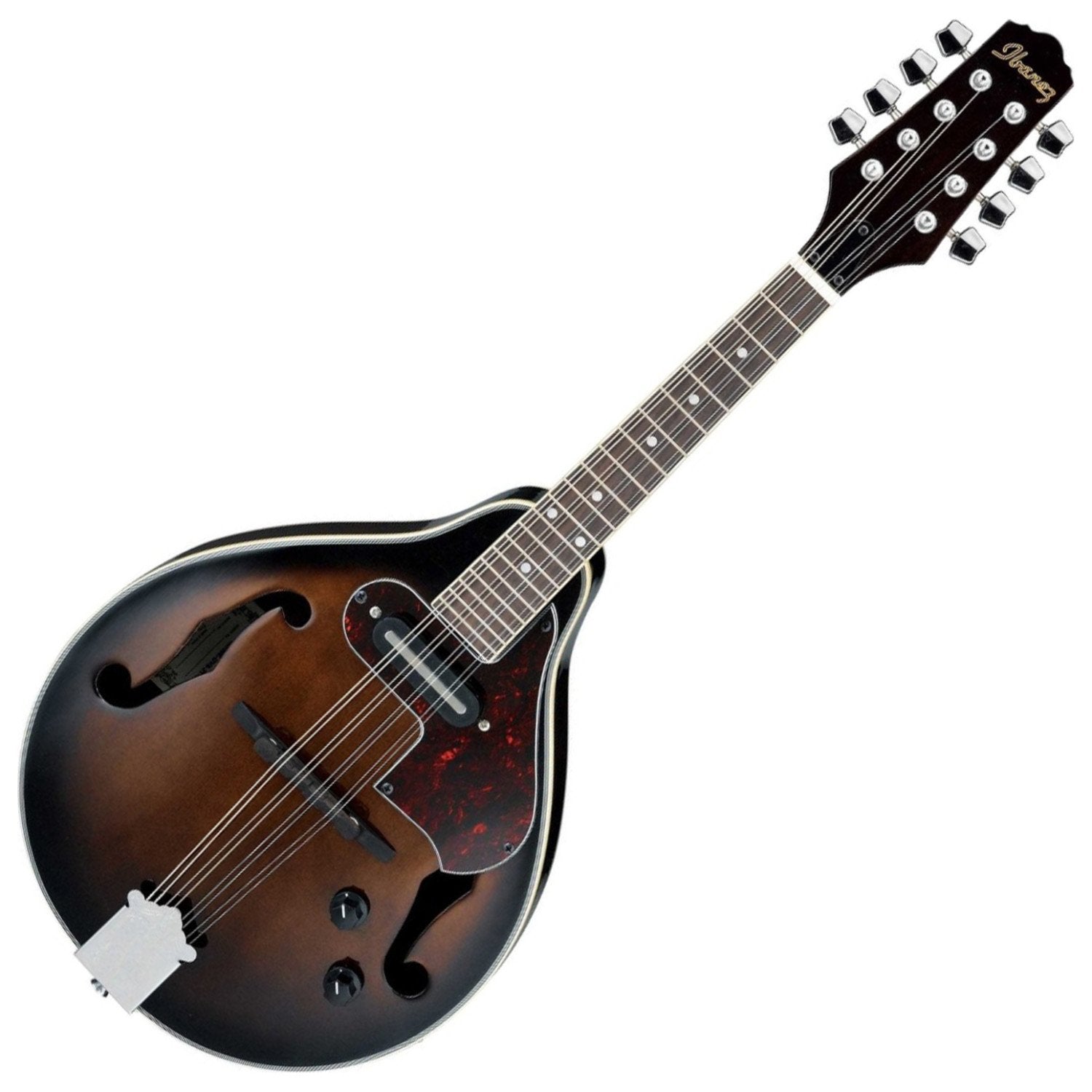 Ibanez, 8 String Mandolin, Right, Dark Violin Sunburst (M510Edvs)