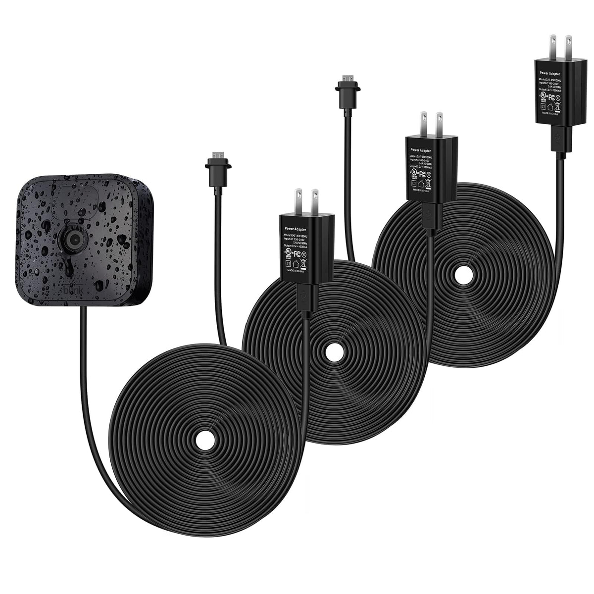 Ayotu 3Pack 26Ft/8M Power Cable For Blink Outdoor/Indoor (3Rd Gen)   Wireless & Blink Xt2/Xt Camera, Waterproof Outdoor Charging