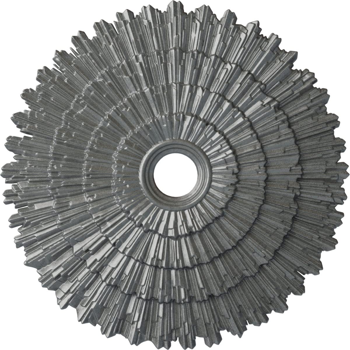 Ekena Millwork CM24ENPLS Eryn Ceiling Medallion, Platinum, 24 3/4OD x 3 1/4ID x 1 7/8P