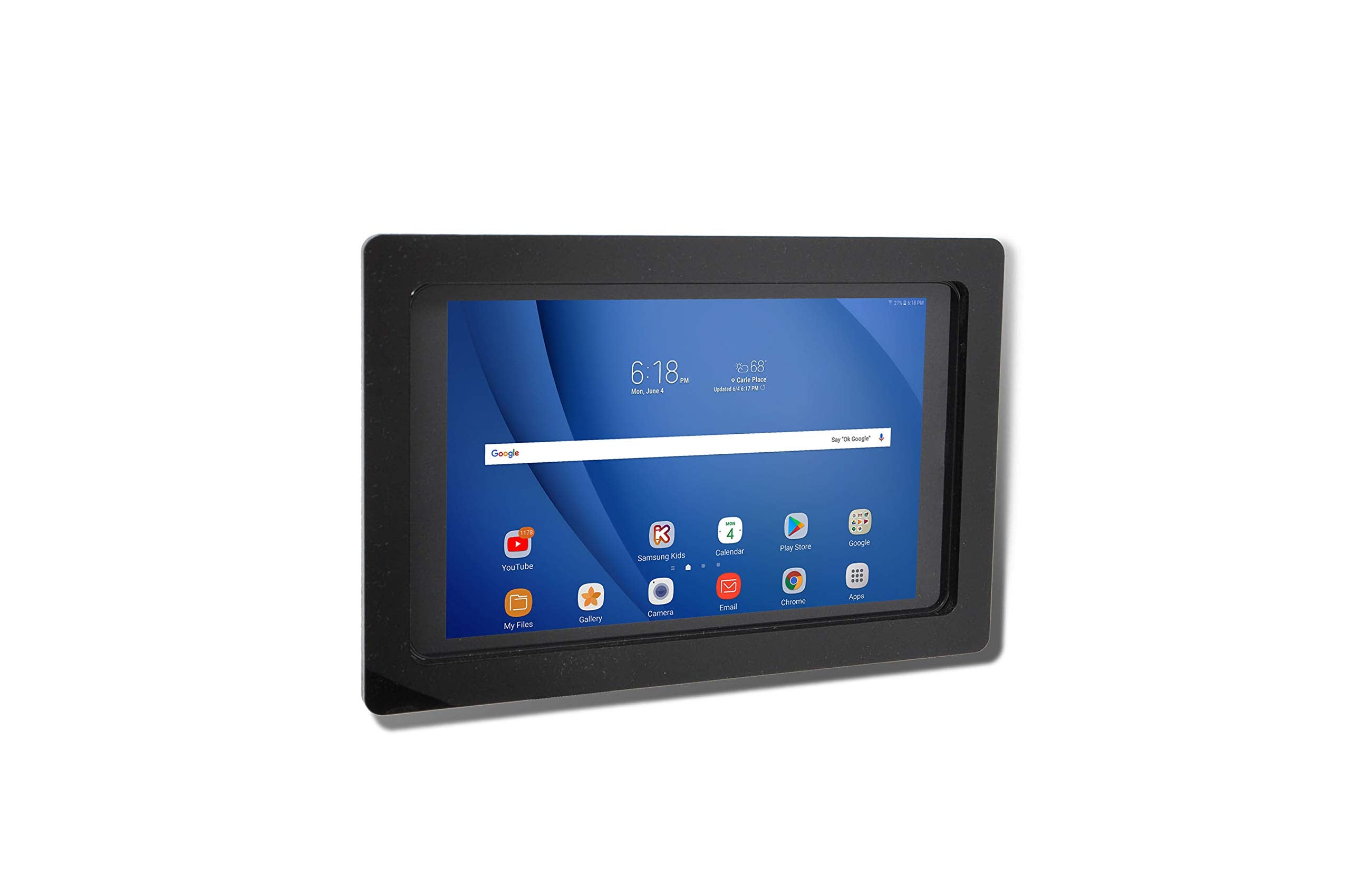 Tabcare Security Anti Theft Acrylic Vesa Enclosure For Samsung Galaxy Tab A8 10.5 With Wall Mount Kit (Clear, Tab A8 10.5)