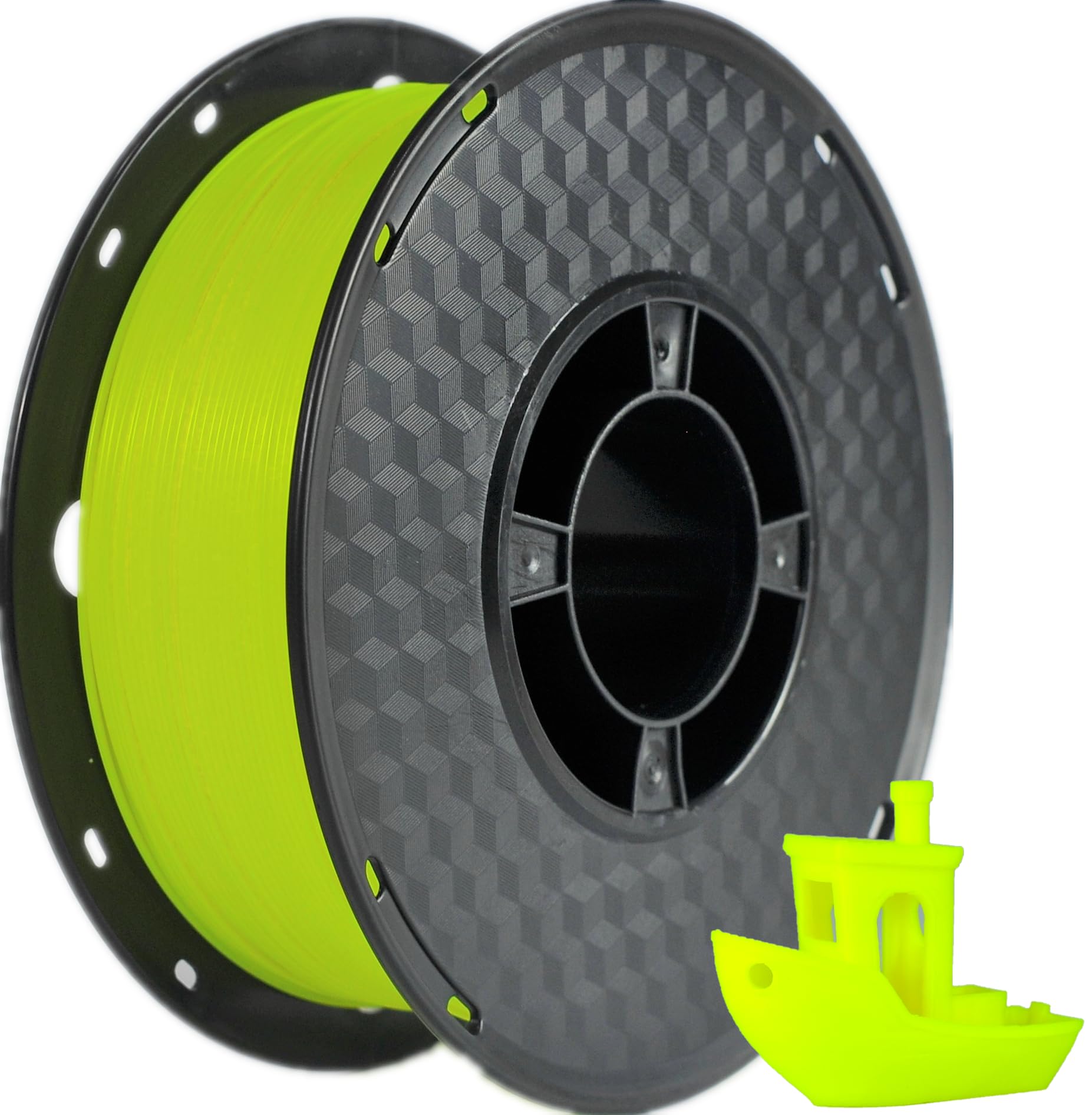 Pla+ Filament 1.75Mm, Pla Plus 3D Printer Filament, Ranki Pla Filament Pro, Dimensional Accuracy +/  0.03Mm, 1Kg Spool(2.2Lbs),