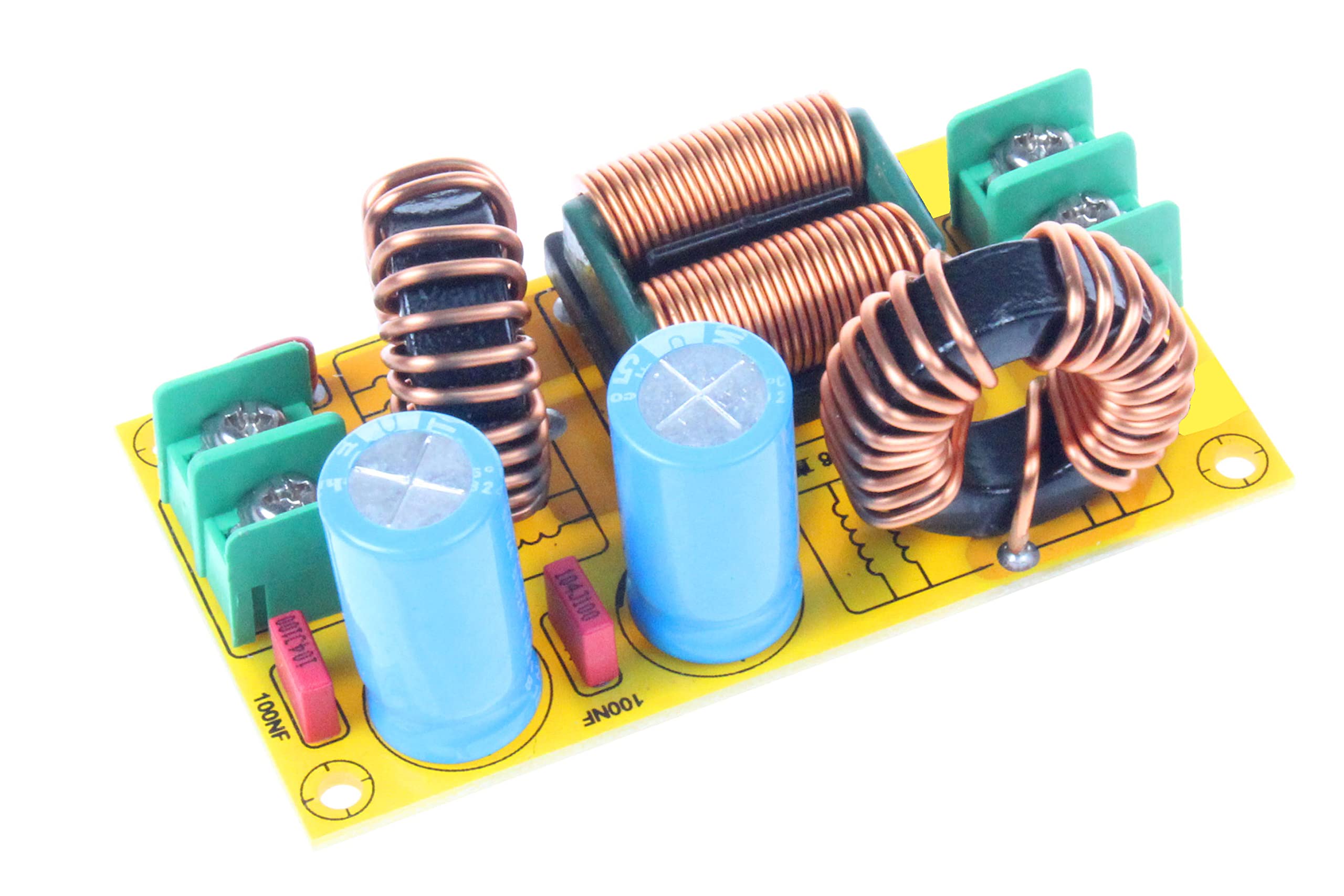 Noyito Dc Lc Filter Dc Emi Power Filter 0 To 50V 2A 4A 10A 20A Filtering Board (20A)