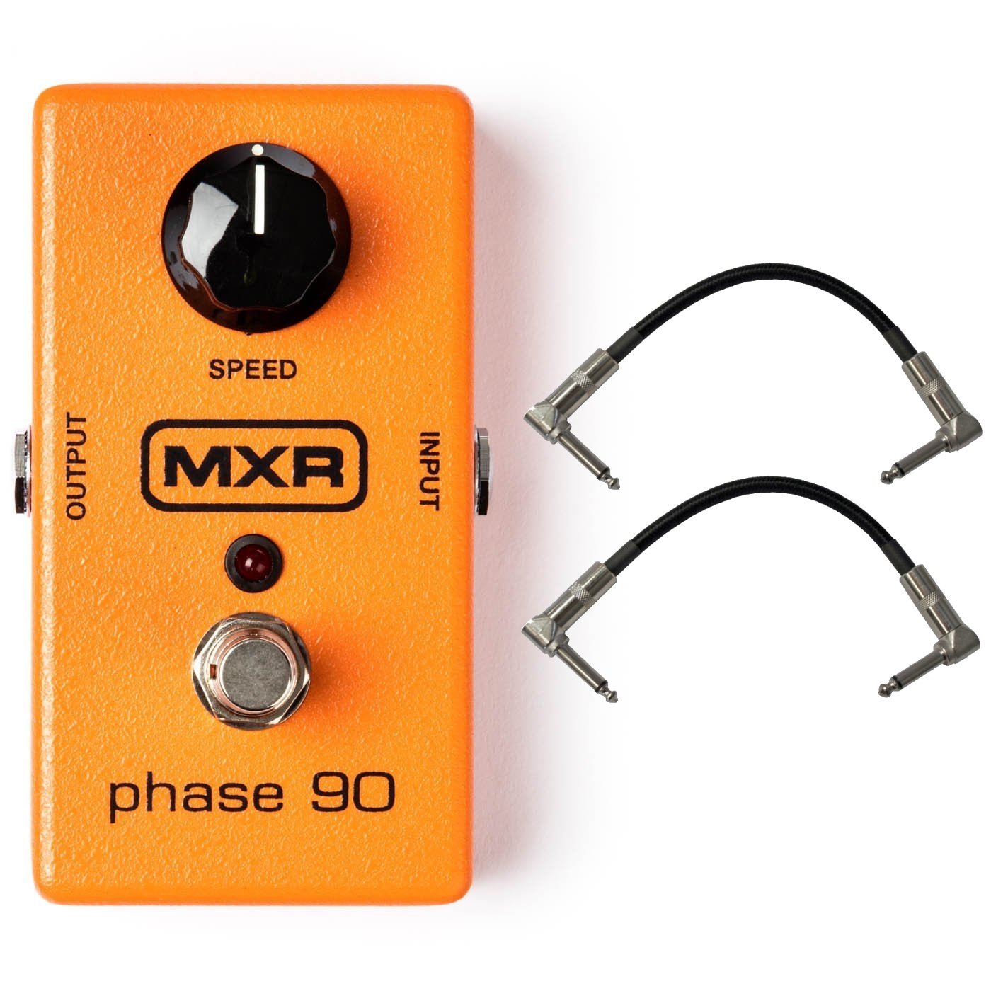 New Dunlop Mxr M101 Phase 90 Phaser Effects Pedal Bundle With 6'' Patch Cables