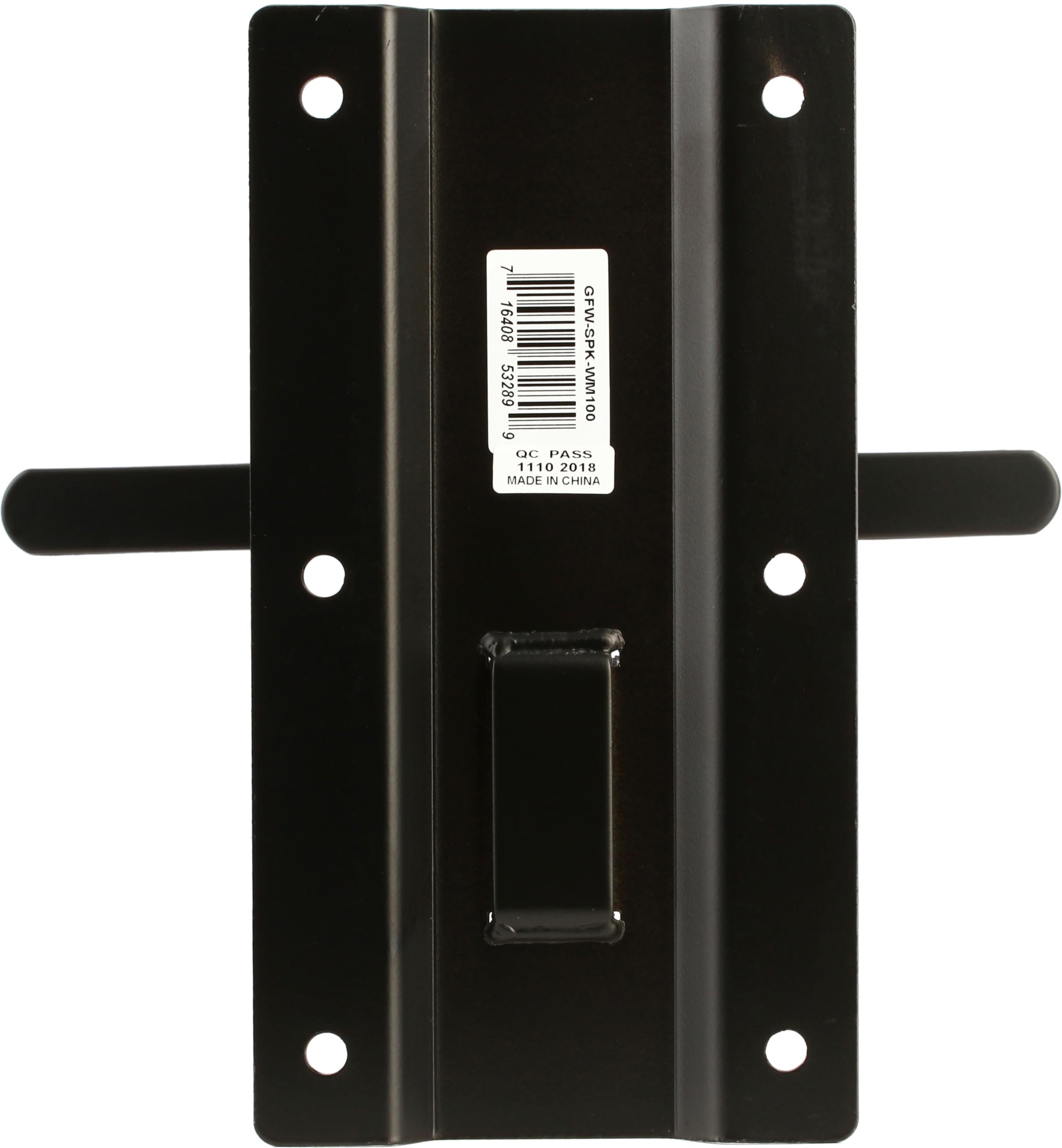 Gator Frameworks Adjustable Studio Speaker Wall Mount, Fits Both 38Mm & 35Mm Speaker Mounts - 100Lb Weight Capactiy, Black Finis