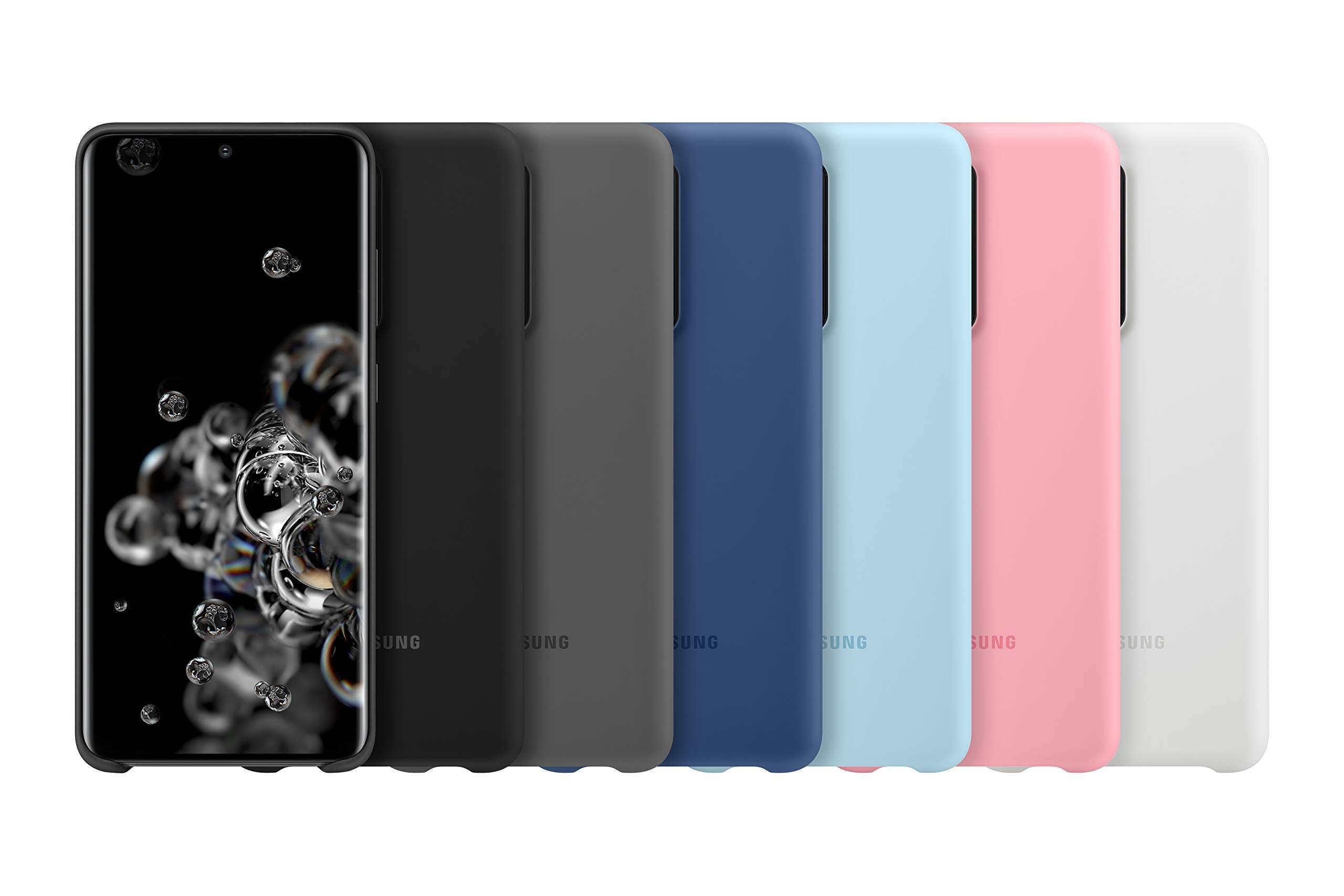 Samsung Original Galaxy S20 Ultra 5G Silicone Cover/Mobile Phone Case   White