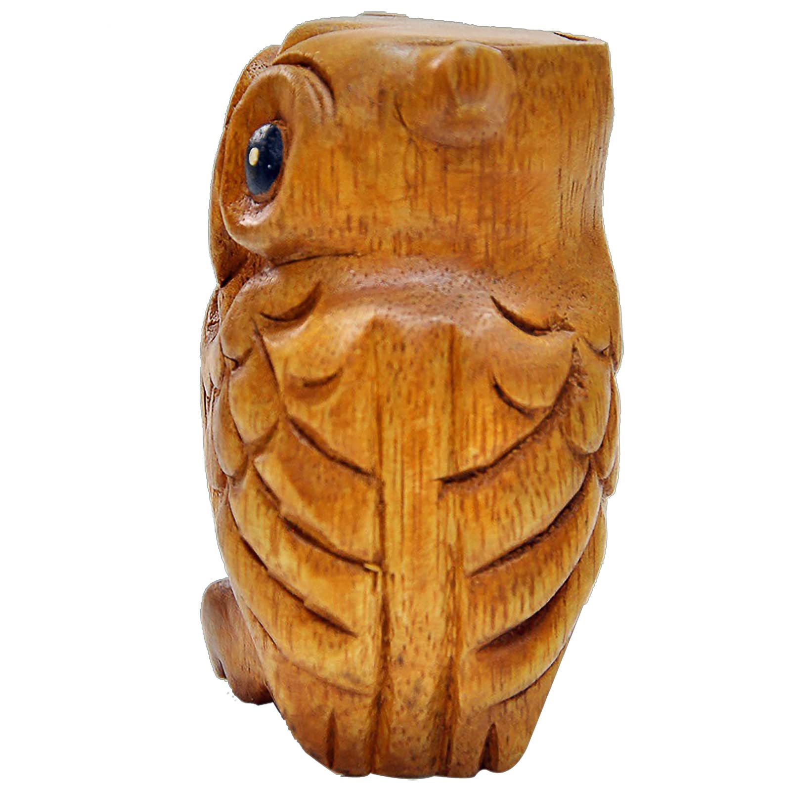 3.5''Wooden Owl Hoot Whistle   Musical Ocarina Craft Decor