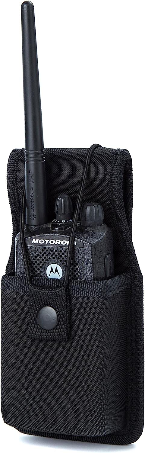 Luiton Universal Radio Case Two Way Radio Holder Universal Pouch For Walkie Talkies Nylon Holster Accessories For Motorola Mt500, Mt1000, Mts2000 And Similar Models(4Pack)