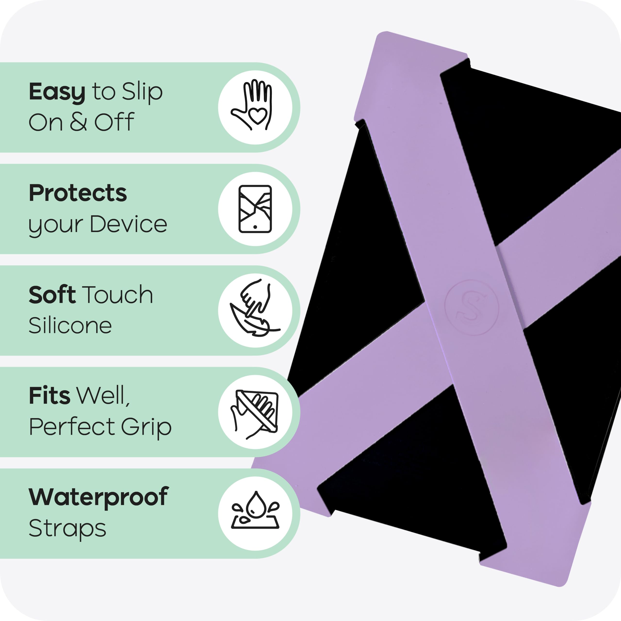 Strapsicle Kindle E Reader Holder, Portable Electronic Device Cover, Unisex, Compatible With Kindle Paperwhite 2021 & 2023, Game