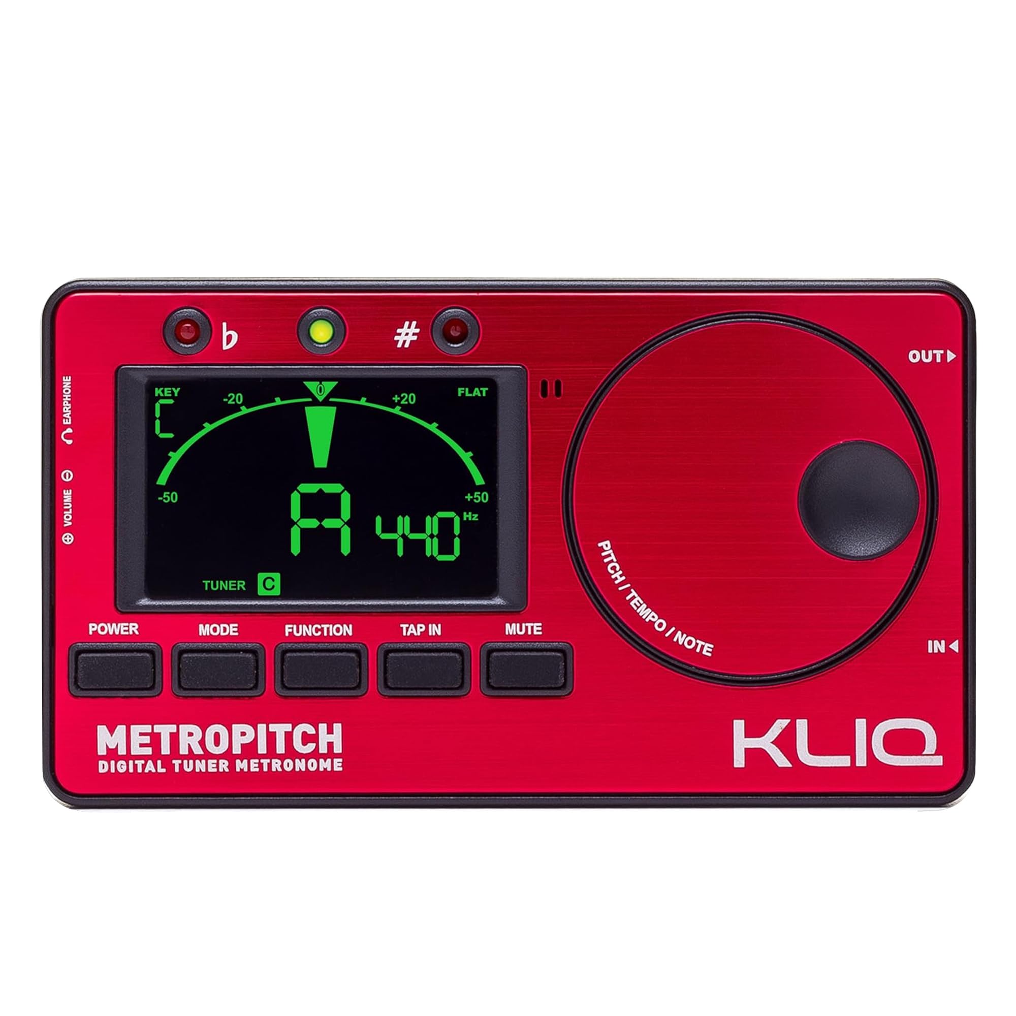 Kliq Metropitch   Metronome Tuner For All Instruments   With Guitar, Bass, Violin, Ukulele, And Chromatic Tuning Modes (Metropit