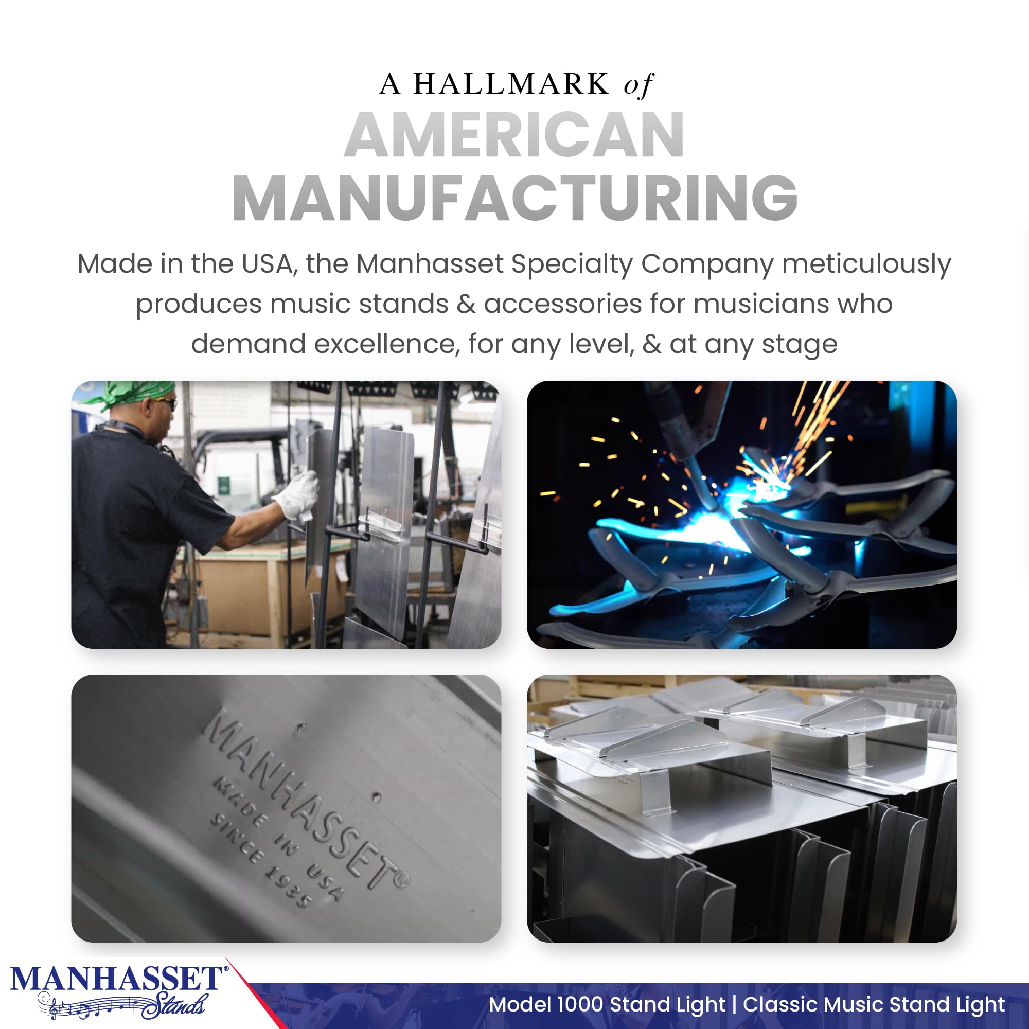 Manhasset Music Stand Light Clip On Attachment   Stand Lights For Musicians   Music Lamp For Orchestras   Piano Light   Piano La