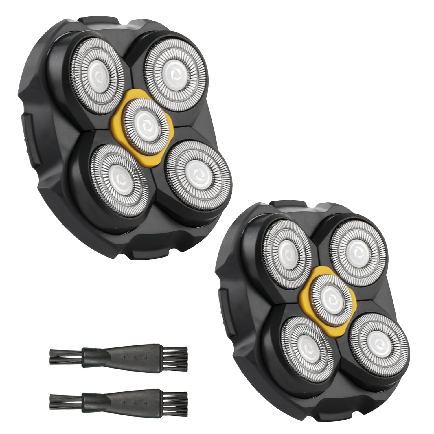 2 Pack Head Shaver Replacement Heads Compatible With Microtouch Titanium Head Shaver,Hypoallergenic Wet/Dry Shaving For Blad Men