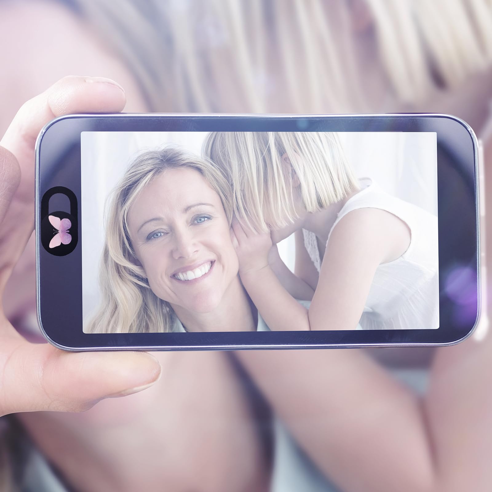 Imnext2U Laptop Camera Cover Slide 3 Pack Ultra Thin Slide Laptop Camera Cover For Echo Show, Smartphone, Computer, Tablet, Chro